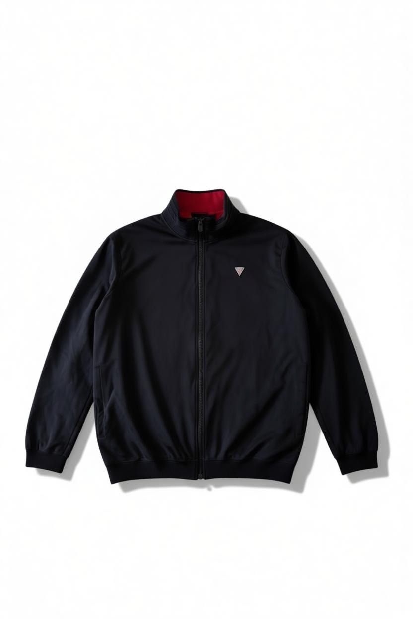 Guess Guess Black Track Full Zip Sweatshirt Size L Size US L / EU 52-54 / 3 - 6 Thumbnail