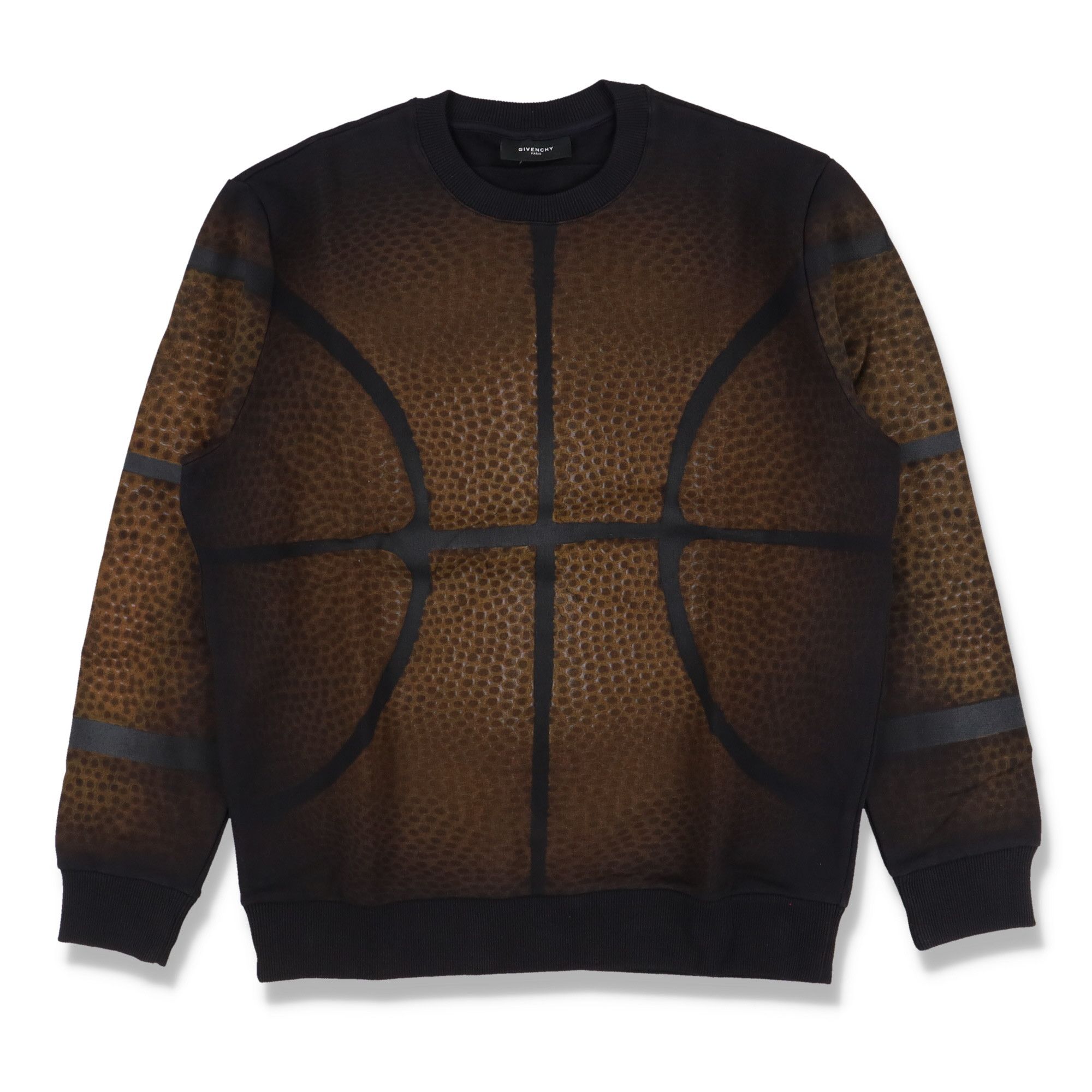 image of Givenchy Runway Full Basketball Print Sweatshirt, Men's (Size XS)