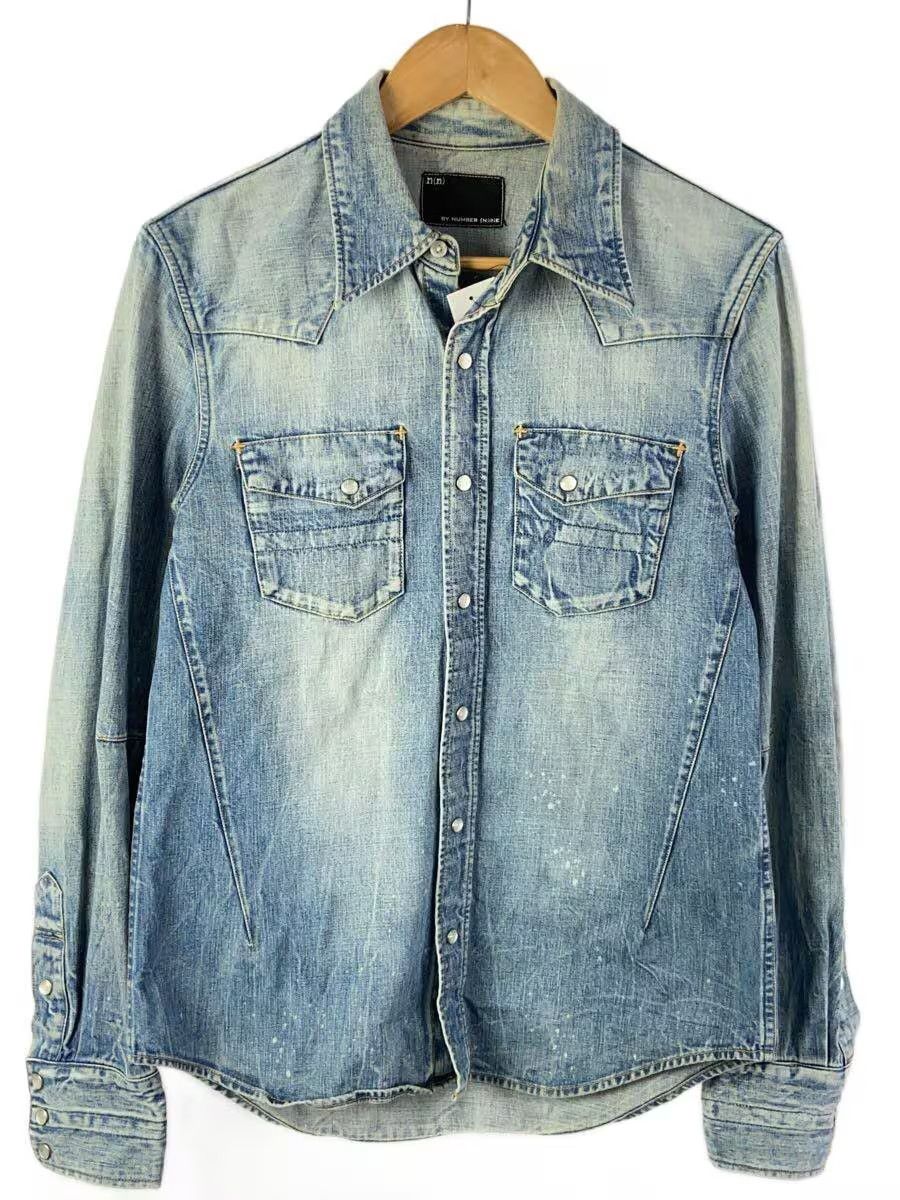 Aged Western Denim Button Shirt