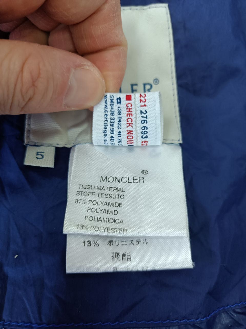 Moncler Moncler Gingembre Light Men Jacket Size 5 (fit L) Size US L / EU 52-54 / 3 - 5 Thumbnail