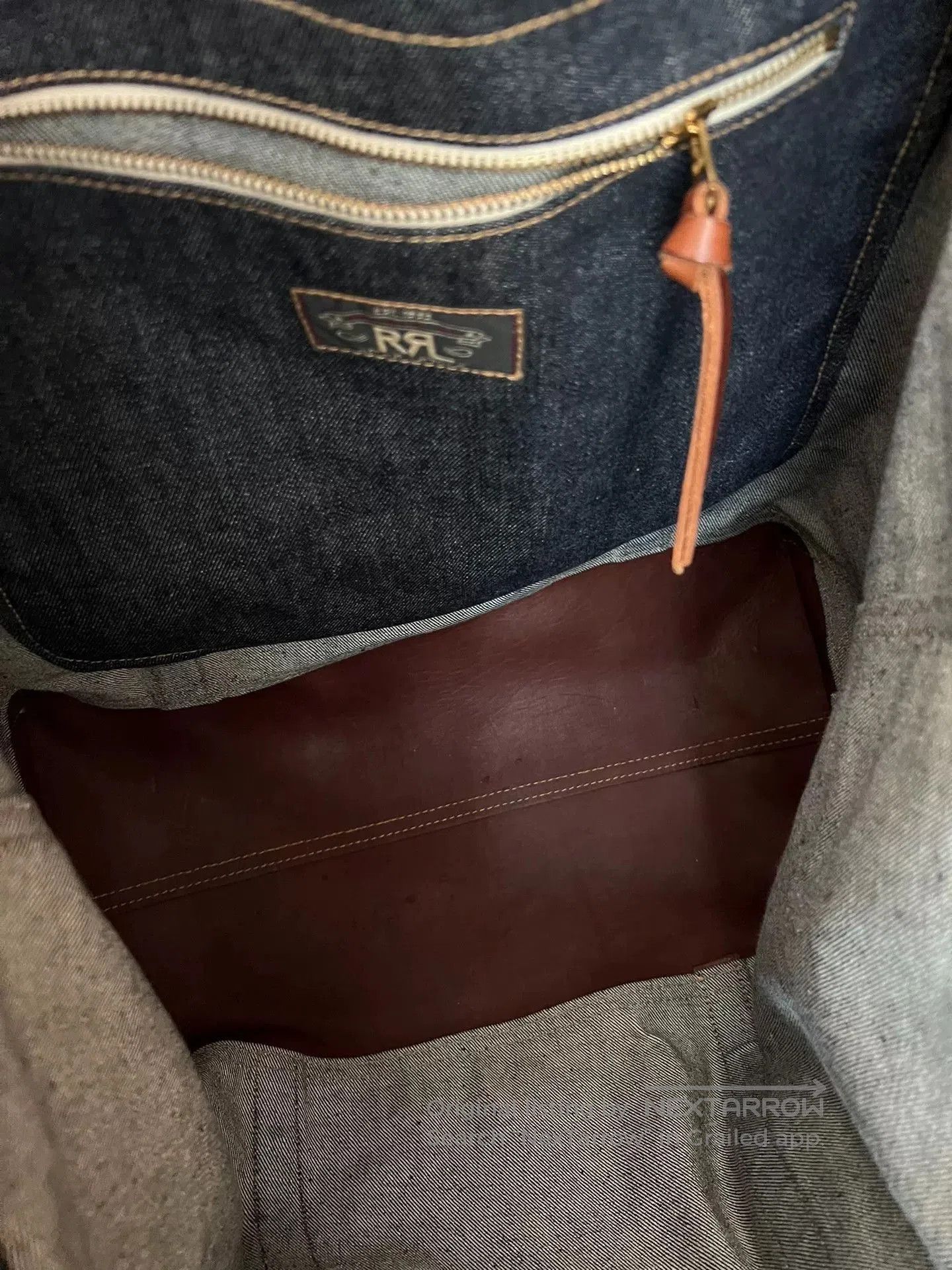 RRL Ralph Lauren RRL Double RL Denim Tote Bag. Size ONE SIZE - 5 Thumbnail