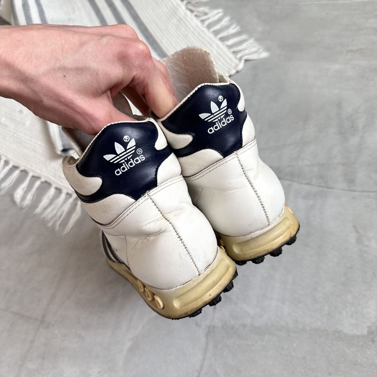 Adidas Vintage 80s Adidas Jogging High 2 Sneakers Boots Slovenia Size US 7 / EU 40 - 7 Thumbnail