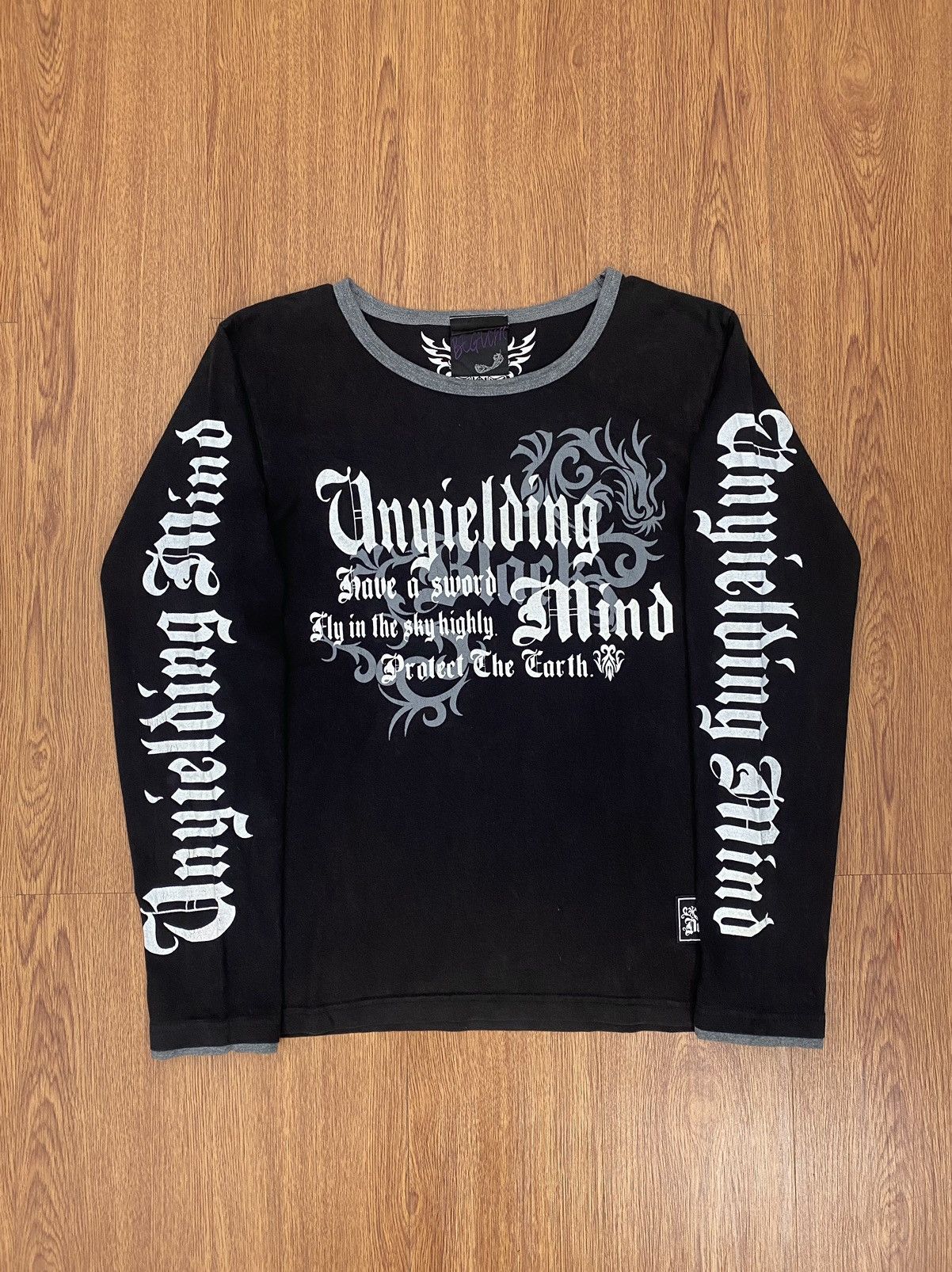 If Six Was Nine If Six Was Nine Black “Tuxedo” Henley LS | Grailed