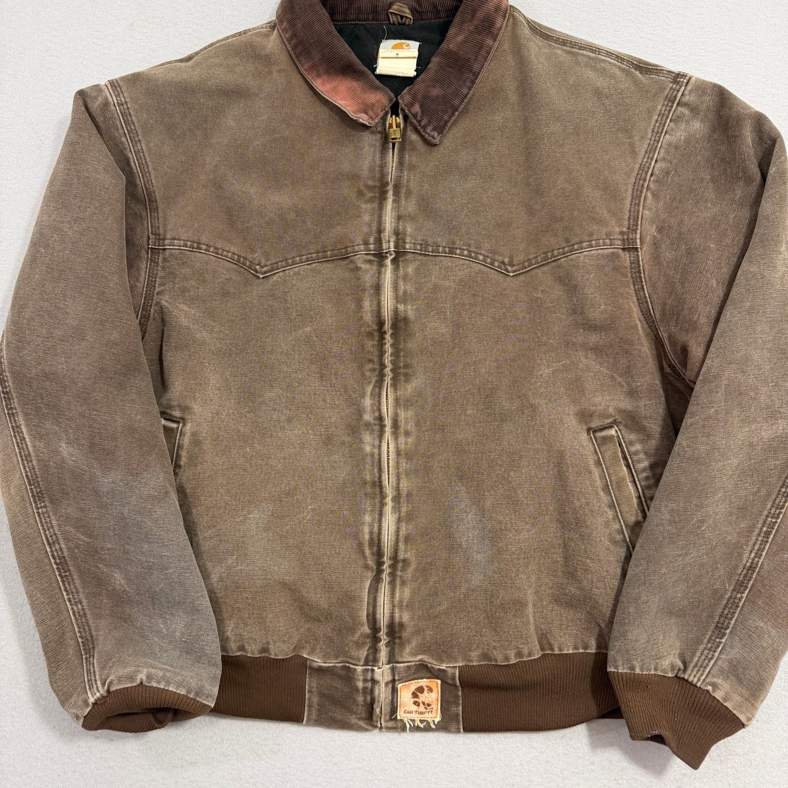 Carhartt Vintage Carhartt Santa Fe Jacket 2XL J14CHT Chestnut Brown Size US XXL / EU 58 / 5 - 2 Thumbnail