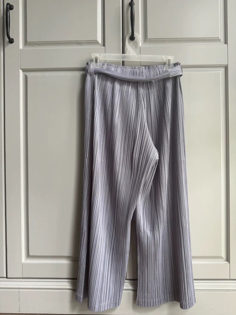 Issey Miyake issey miyake size:2 Hazy grayish-purple pleated pants Size 42" / US 20 - 2 Thumbnail