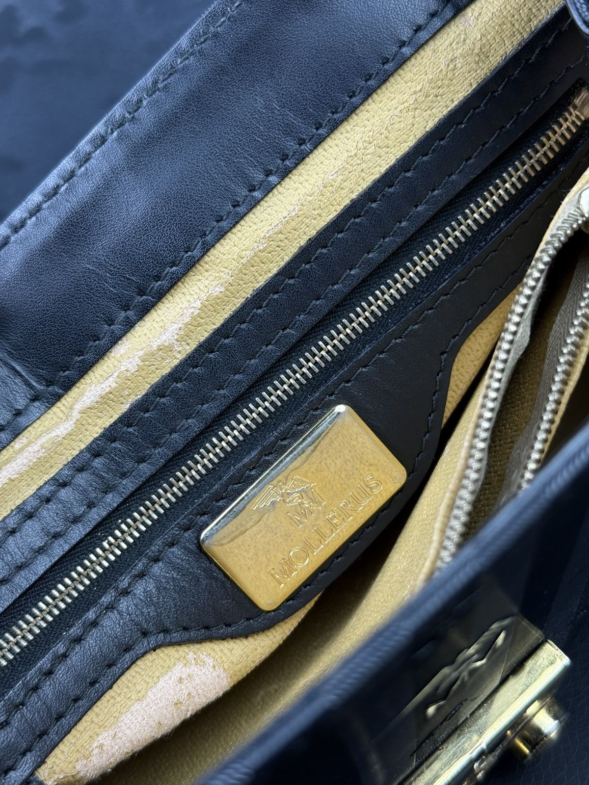 Maison Mollerus Maison Mollerus Leather Women’s Monogram Crossbody Bag Size ONE SIZE - 15 Thumbnail