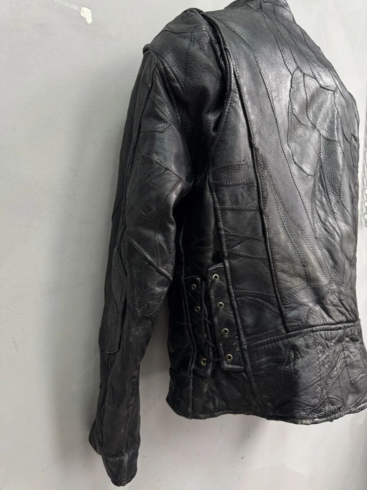 Schott Vintage Leather Jacket Cropped Rick Owens Style Diesel Rare Size US L / EU 52-54 / 3 - 9 Thumbnail