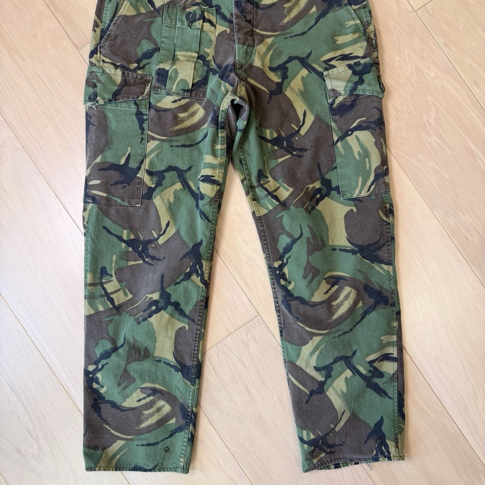 Vintage Vintage British Army Pants 30 Green Camouflage 70s Utility Size US 30 / EU 46 - 4 Thumbnail