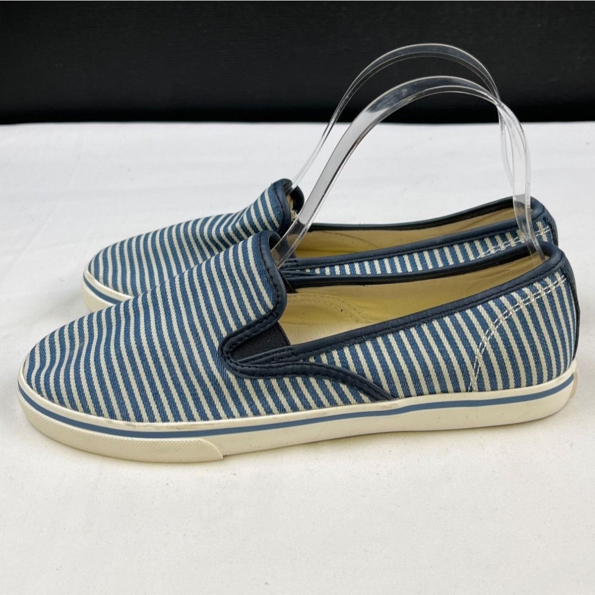 Lauren Ralph Lauren Ralph Lauren Women's Blue/White Shoes/Sneakers Sz 7B SKU 462 Size US 7 / IT 37 - 3 Thumbnail