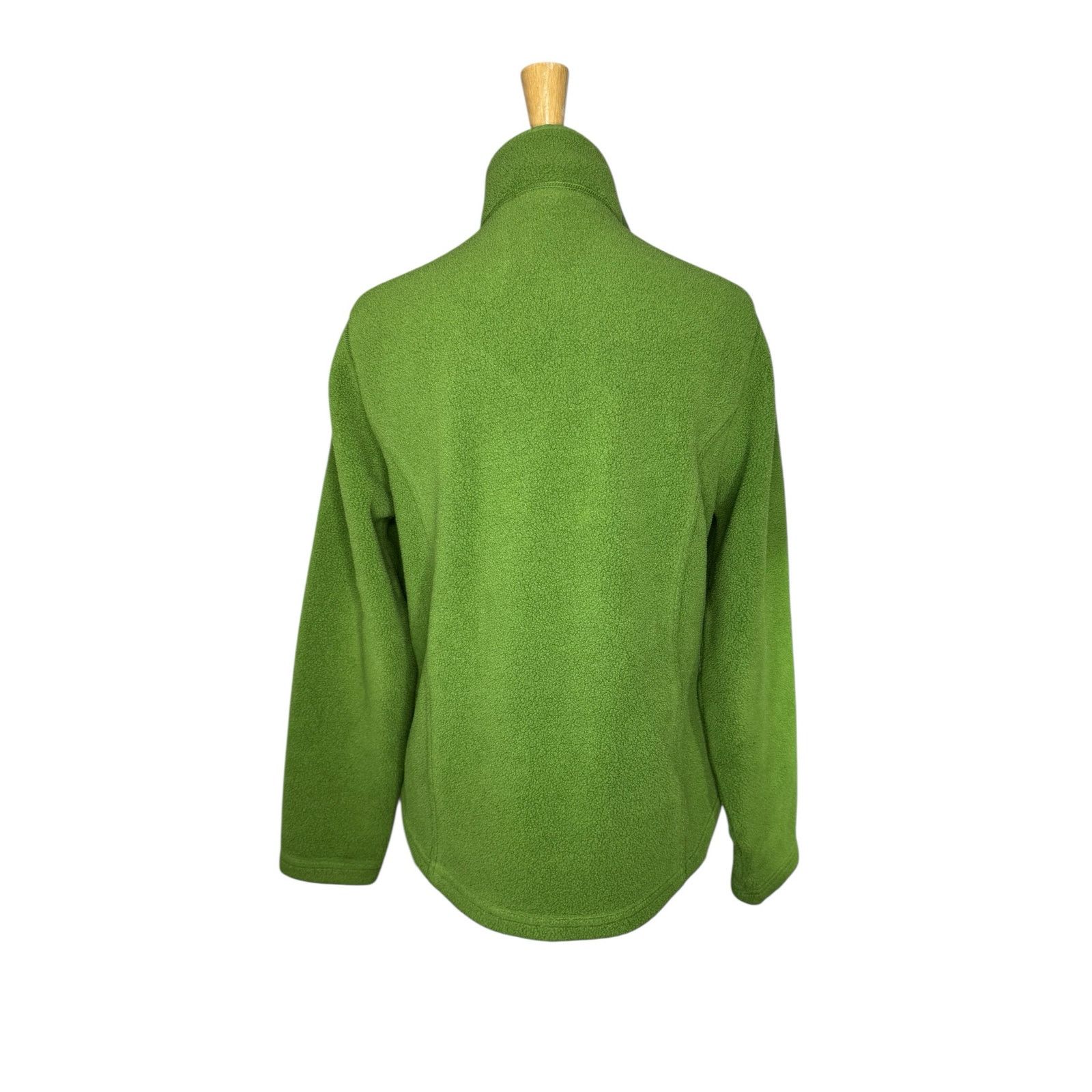 L.L. Bean Vintage LL BEAN Fleece Pullover Sweatshirt Green Size Medium Size M / US 6-8 / IT 42-44 - 3 Thumbnail