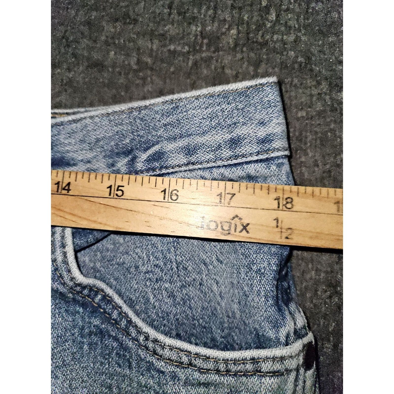 Wrangler VINTAGE Wrangler 47MWZ Jeans Men 36x30 Blue Denim Straight 90s Cowboy Logo Zipper Pocket Western Regular Rise Mens Size US 36 / EU 52 - 3 Thumbnail