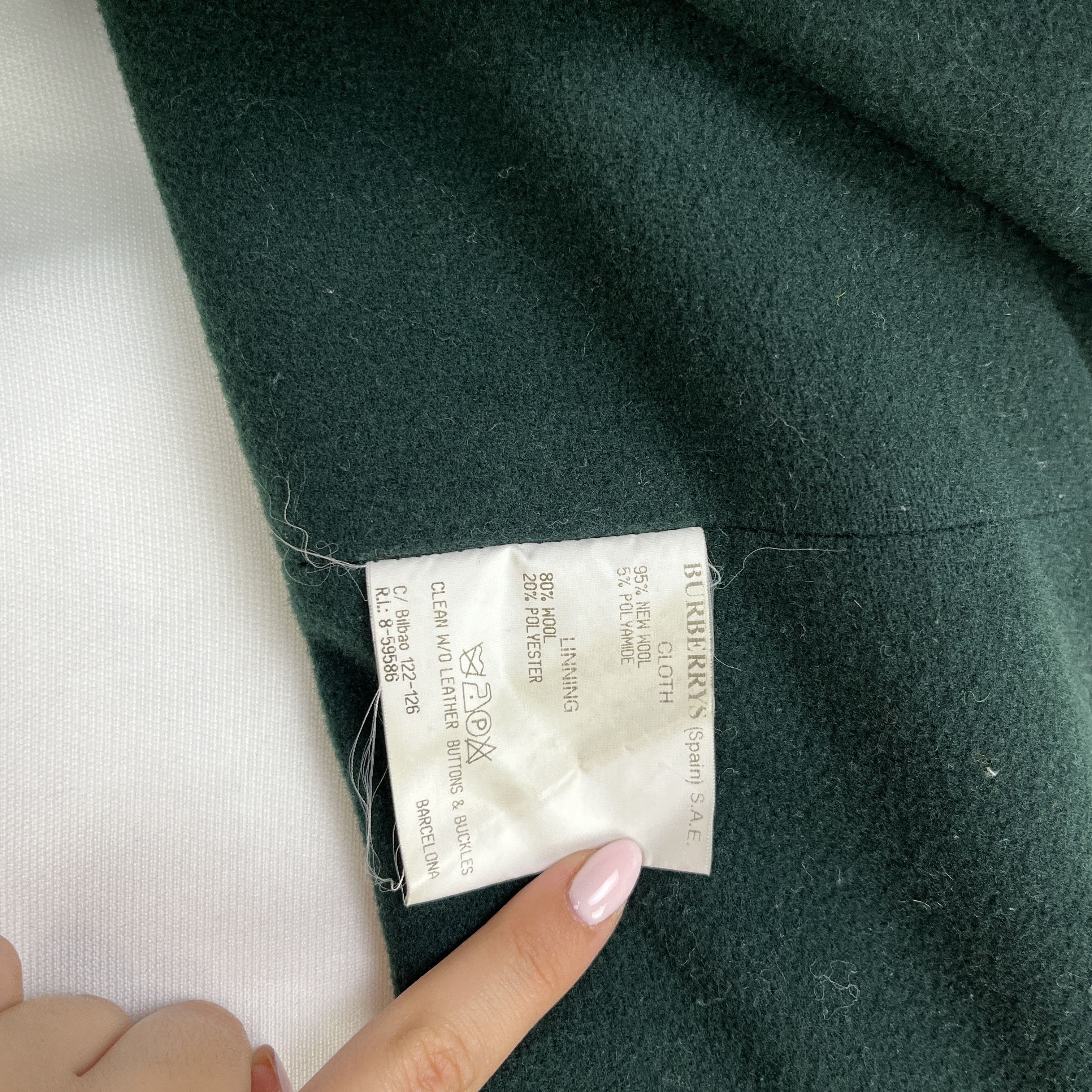 Burberry Cappotto Burberrys Lana – 54 IT Size US L / EU 52-54 / 3 - 6 Thumbnail