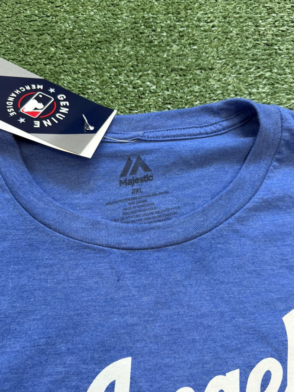 Majestic Majestic Los Angeles Dodgers #17 Shohei Ohtani Men's Blue Size US XXL / EU 58 / 5 - 2 Thumbnail