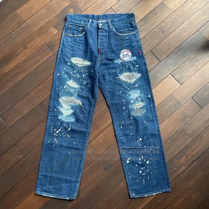 Wtaps Wtaps size M Punched Embroidered Jeans Size US 39 - 1 Thumbnail