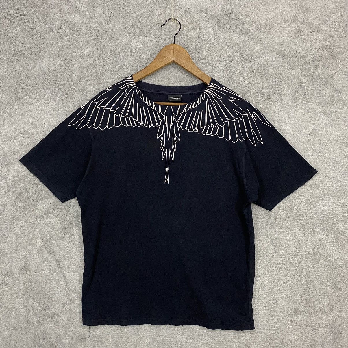 Marcelo Burlon MARCELO BURLON WING BLACK TEE Size US M / EU 48-50 / 2 - 1 Thumbnail