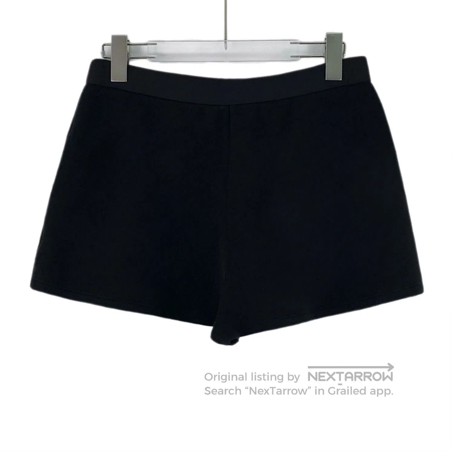 Prada Prada 2023 Logo Lettering Black Shorts. Size US 34 / EU 50 - 2 Thumbnail