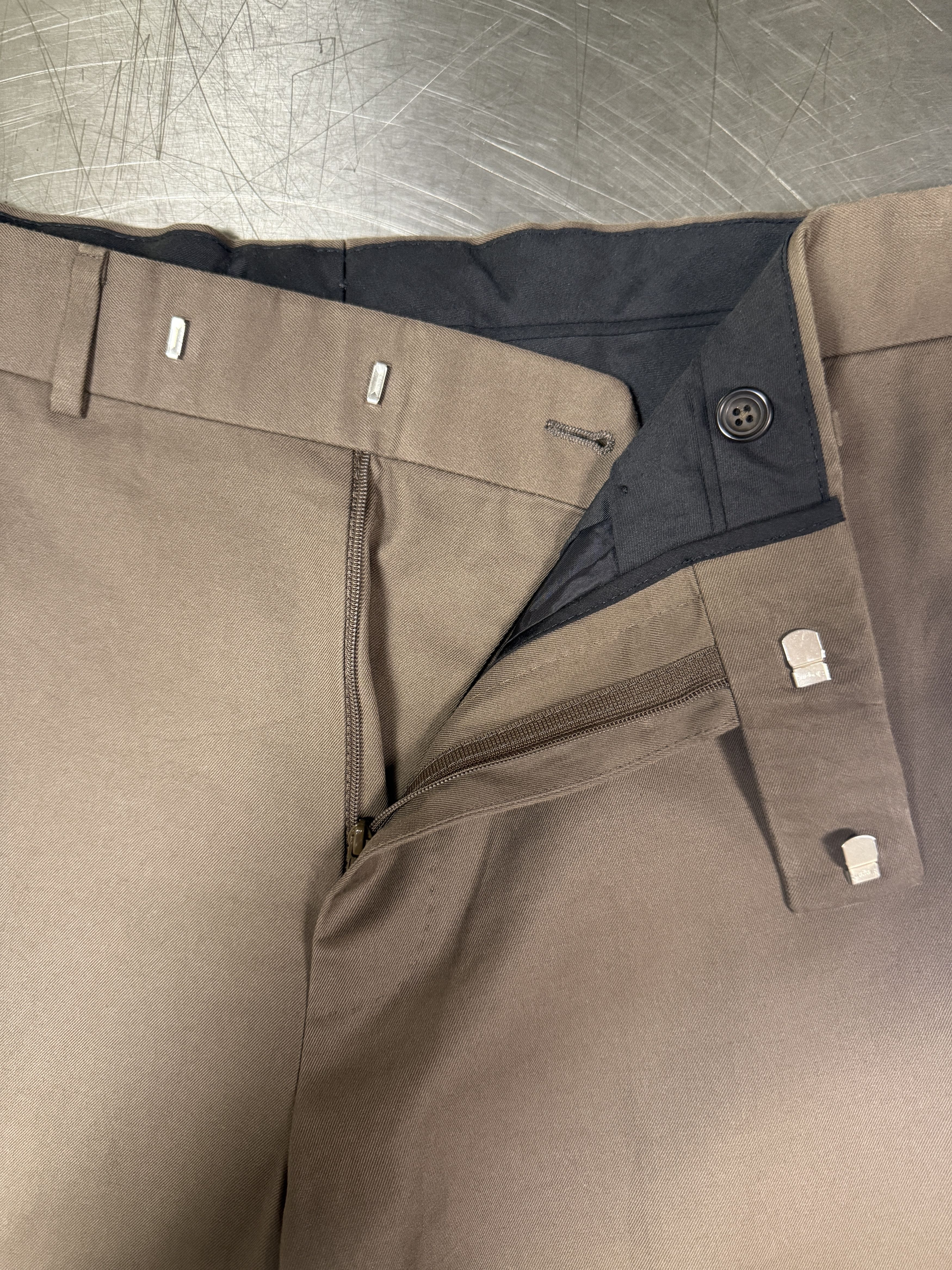 Kingsman Kingsman Brown Cotton Moleskin Suit Pants Size US 34 / EU 50 - 5 Thumbnail