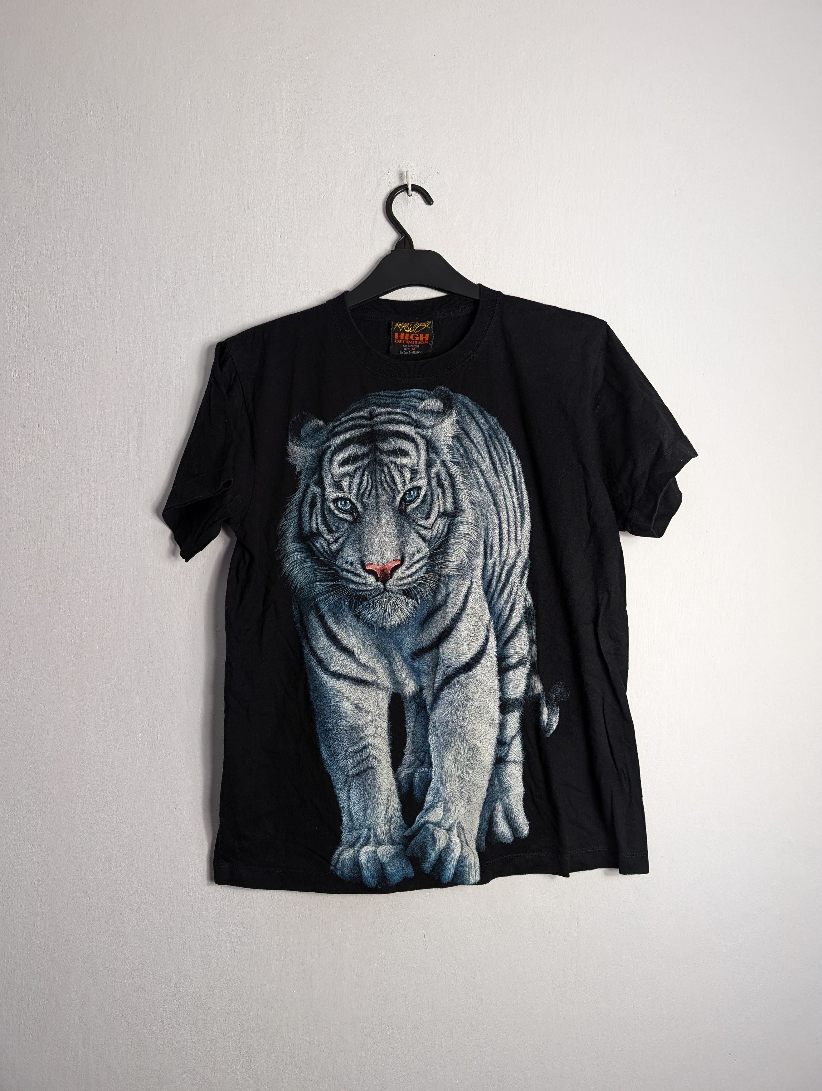 Vintage Vintage White Tiger Graphic Tee Size US M / EU 48-50 / 2 - 1 Thumbnail