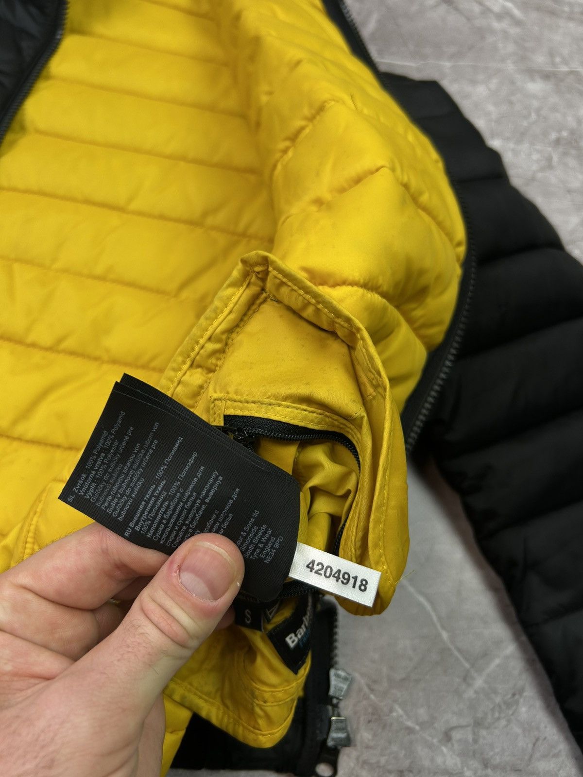 Barbour × Vintage Vintage down jacket Barbour International y 2k rare fibre Size US S / EU 44-46 / 1 - 11 Thumbnail