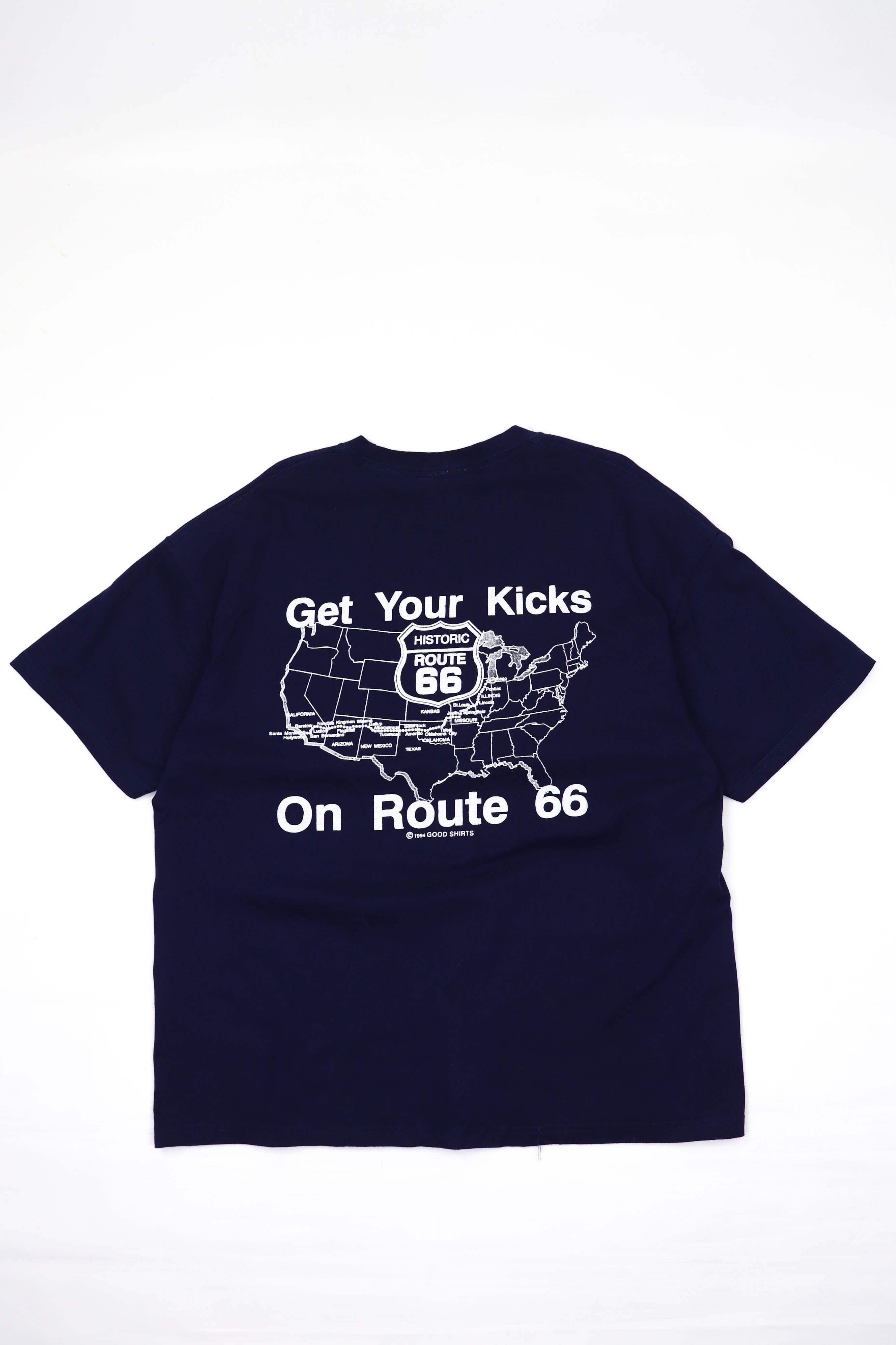 Route 66 ©1994 Vintage 90s Made in USA Historic Route 66 T-shirt Tee Size US L / EU 52-54 / 3 - 1 Thumbnail