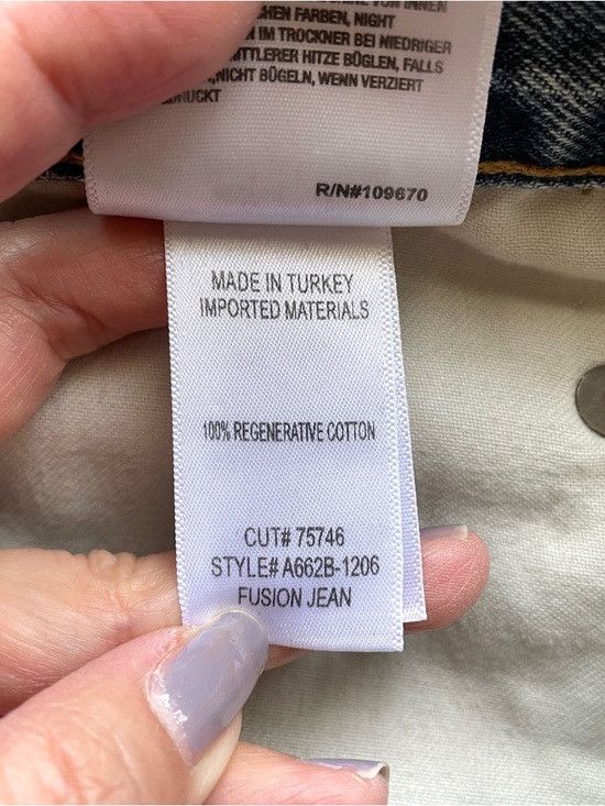 Agolde Agolde Fusion Jeans in Ratio - 28" Size US 28 / EU 44 - 8 Thumbnail