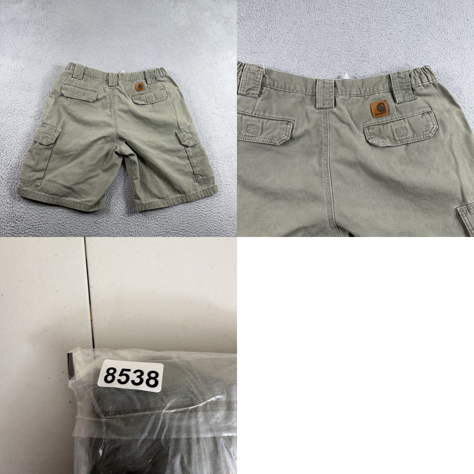 Carhartt VINTAGE Carhartt Cargo Shorts Men Regular Size 36 Green 9in Inseam 10-12in Rise Workwear Baggy Pockets Size US 34 / EU 50 - 8 Thumbnail