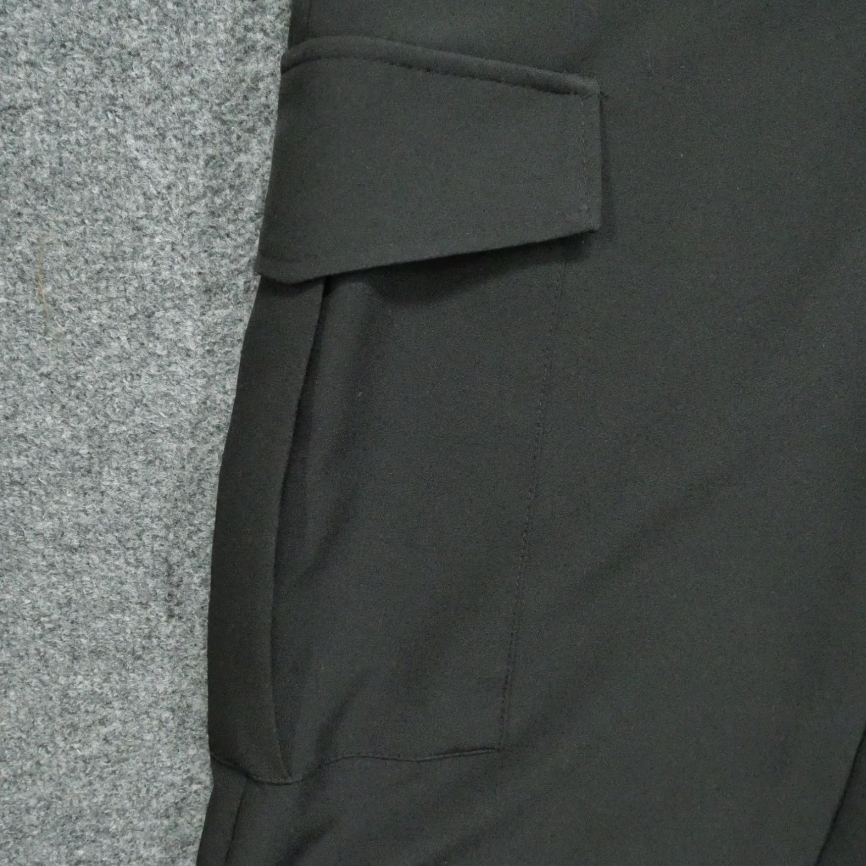 Zara Zara Pants Womens Small Black Cargo Wide Leg Casual Lightweight Size 28" / US 6 / IT 42 - 4 Thumbnail