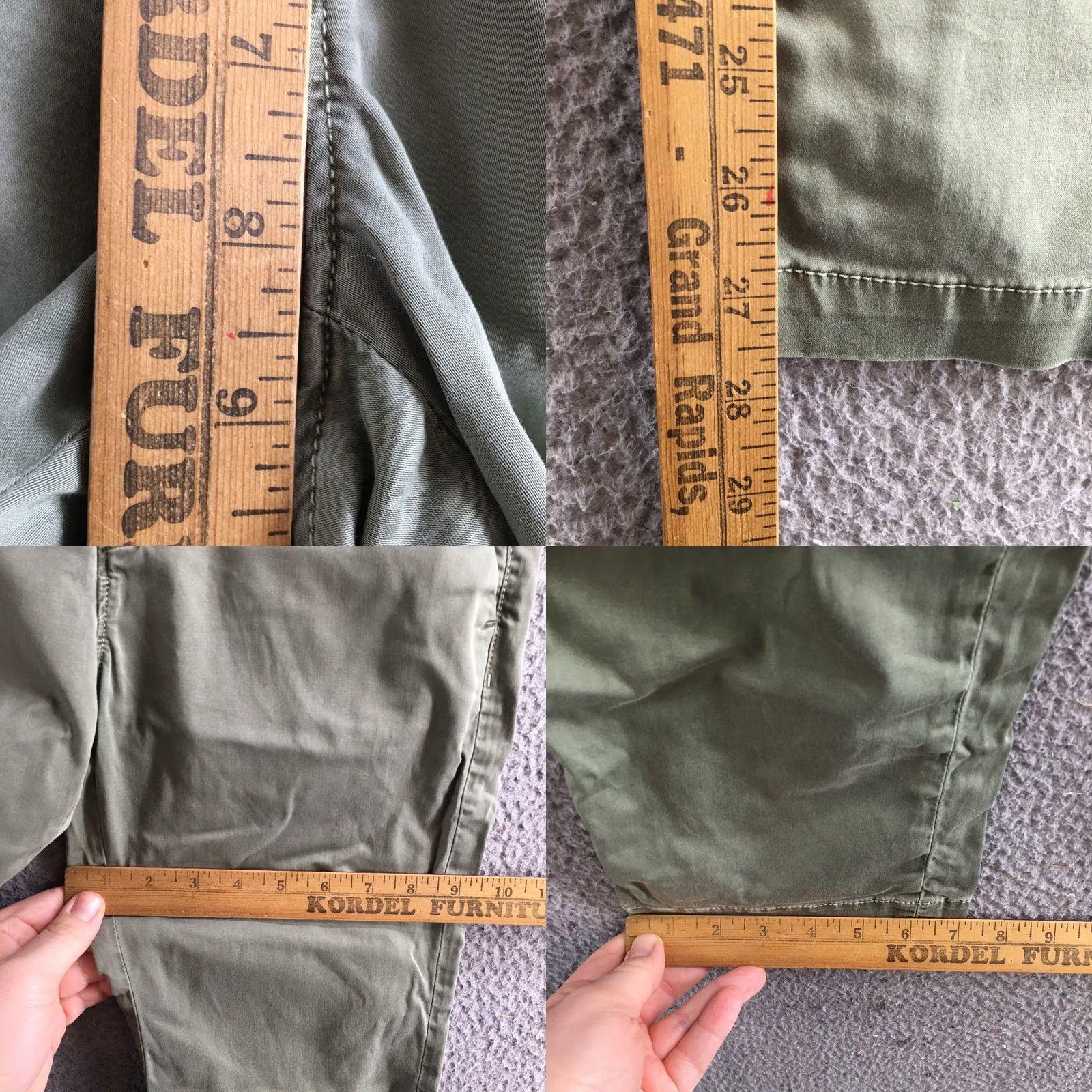 Banana Republic Banana Republic Pants Womens 0P Olive Green Straight Leg Zip Fly Chino Stretch Pants Regular Womens 0P Olive Green Straight Leg Chino Stretch Size 25" / US 0 / IT 36 - 8 Thumbnail
