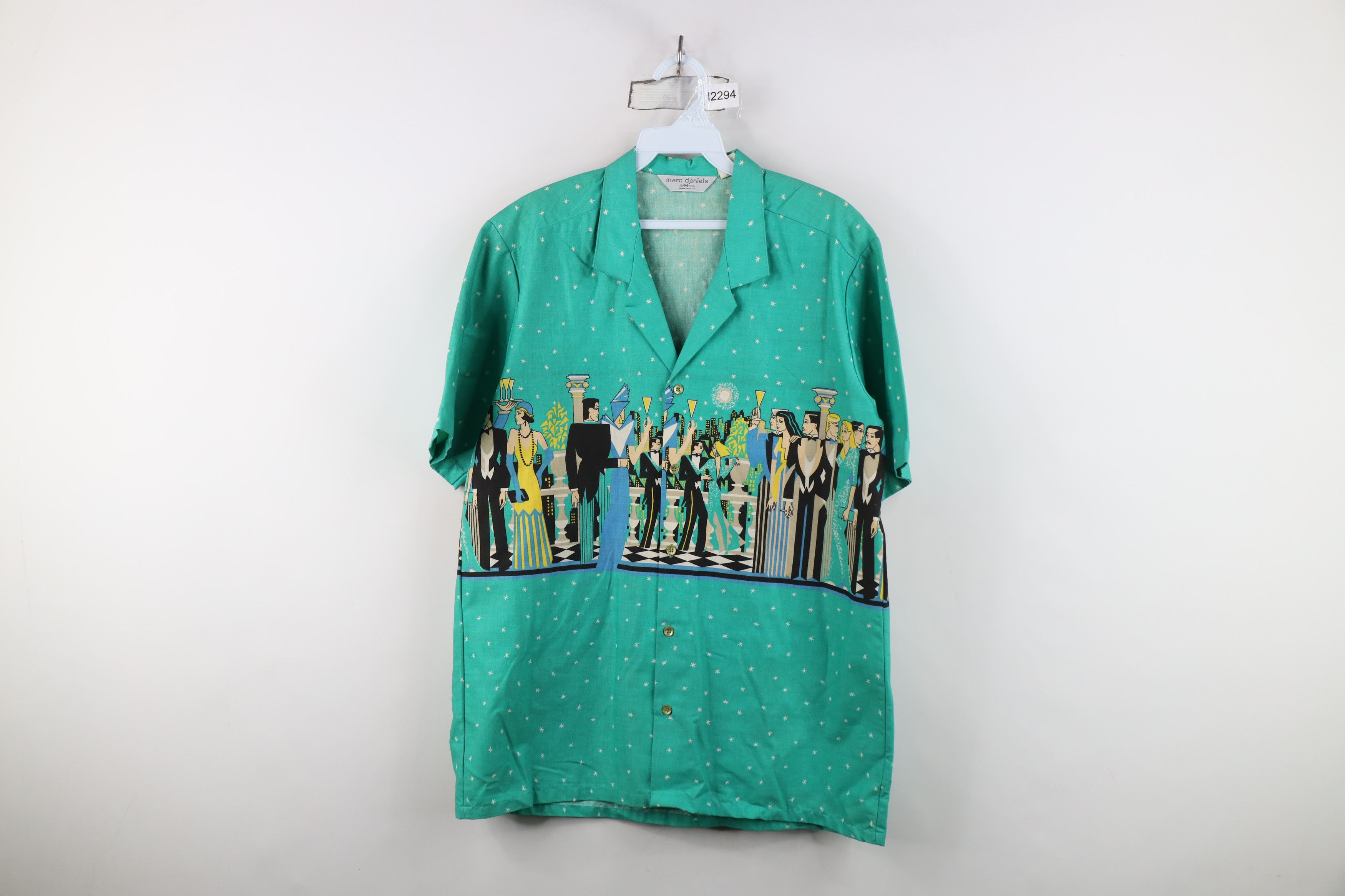 Vintage Vintage 70s Rockabilly Star Party Collar Button Shirt USA Size US M / EU 48-50 / 2 - 1 Thumbnail