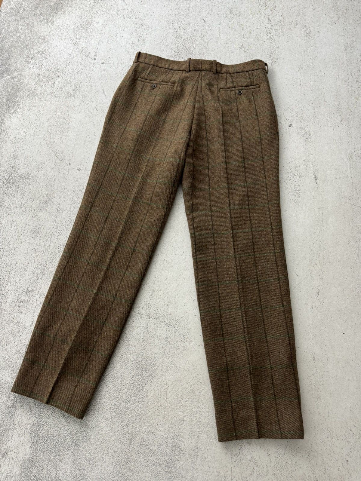 Holland & Holland × Japanese Brand Holland & Holland London Harrow Tweed Wool Pants Size US 34 / EU 50 - 14 Thumbnail