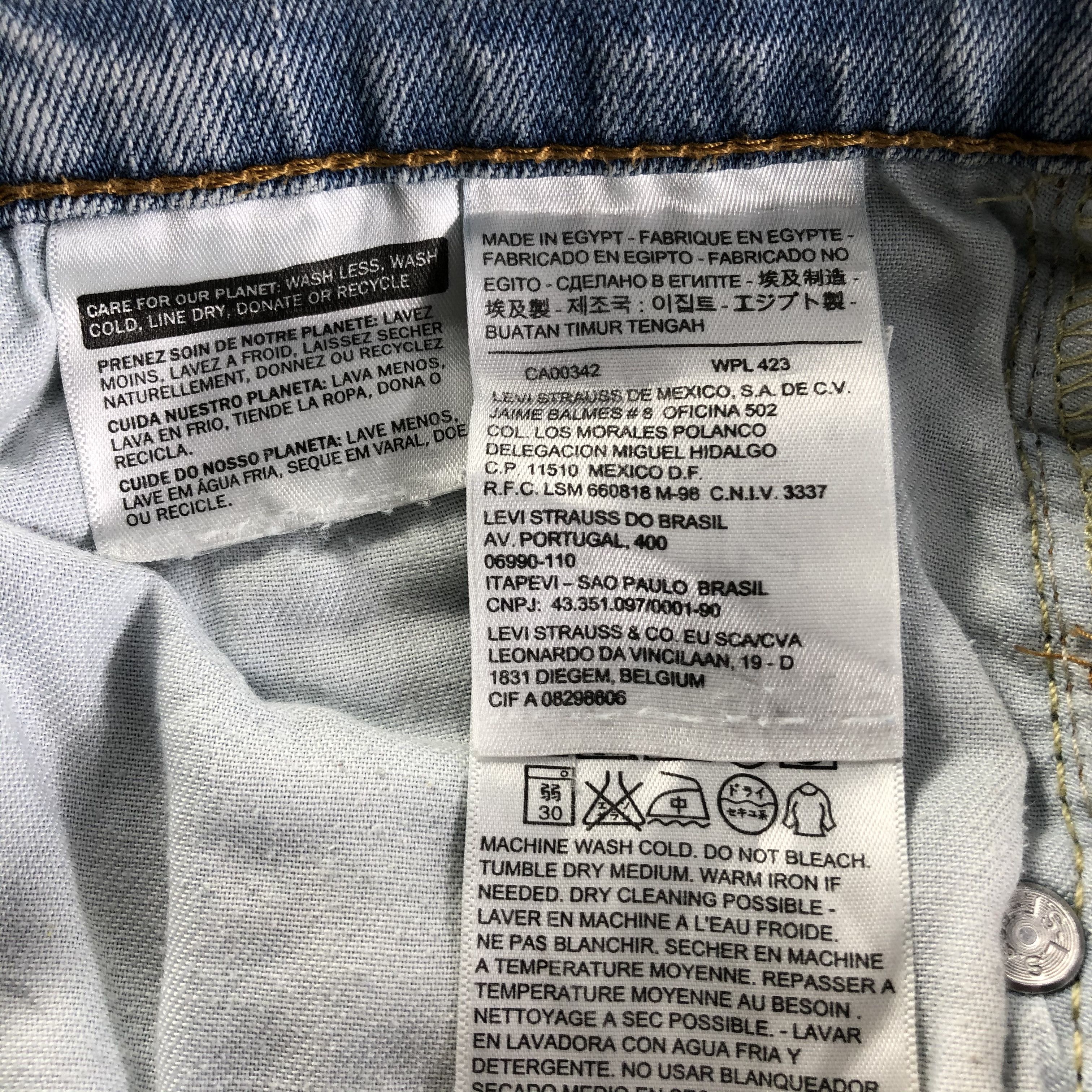 Levi's Vintage Light Wash Levis 527 Jeans-J3523 Size US 31 - 9 Thumbnail