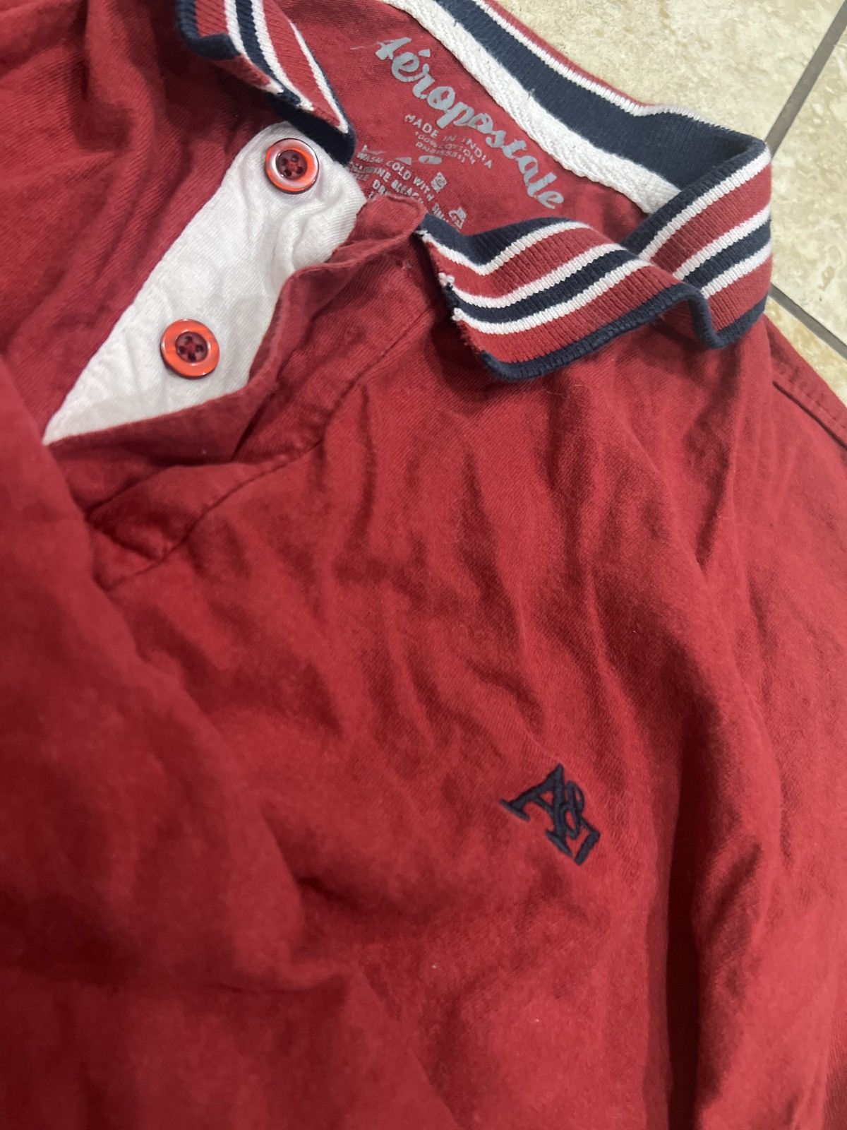 Aeropostale Vintage aero Polo 🩶 Size US M / EU 48-50 / 2 - 2 Thumbnail