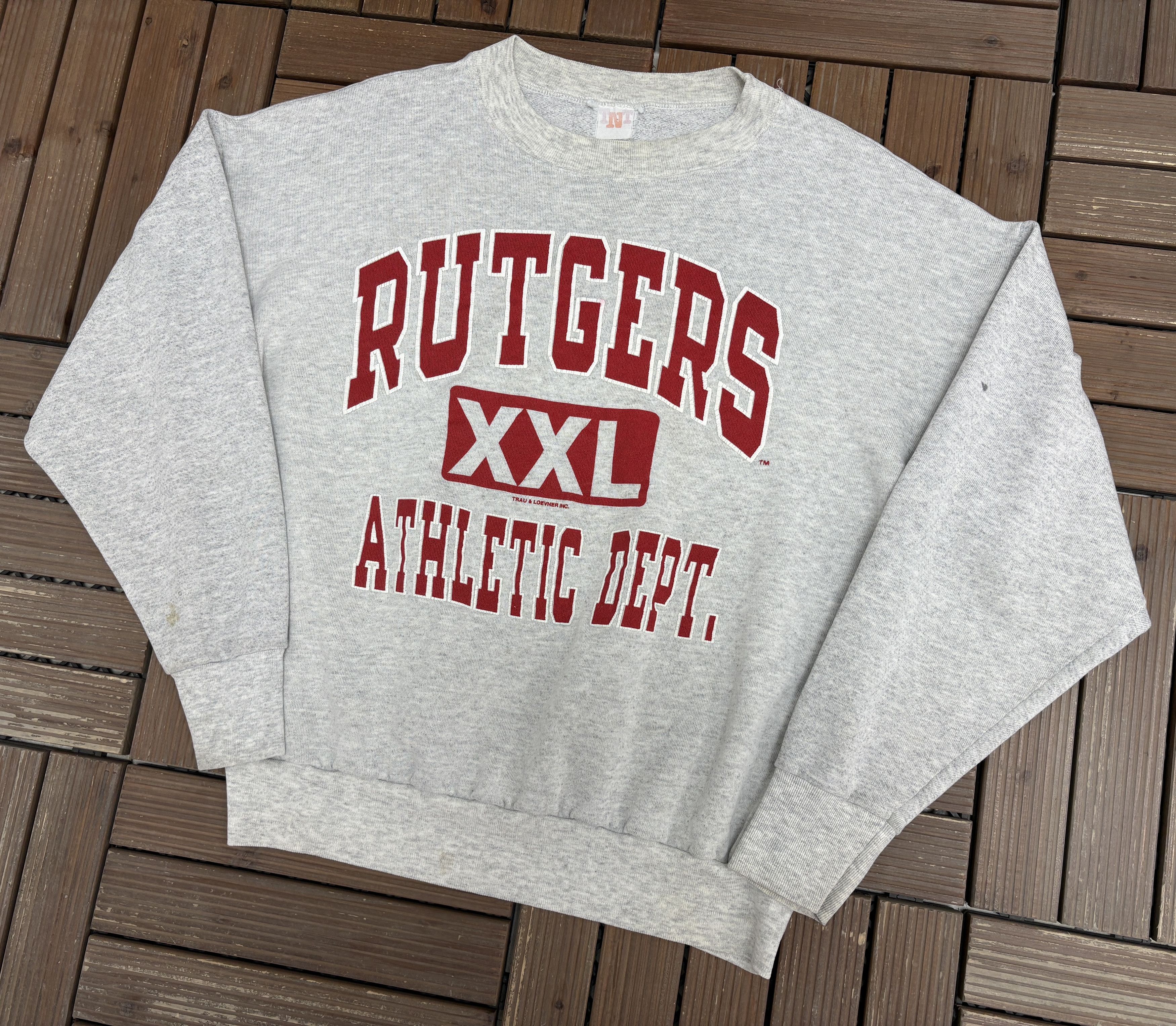 Vintage Rutgers Scarlet Knights Athletic Dept. Vintage Crewneck Size US M / EU 48-50 / 2 - 2 Thumbnail