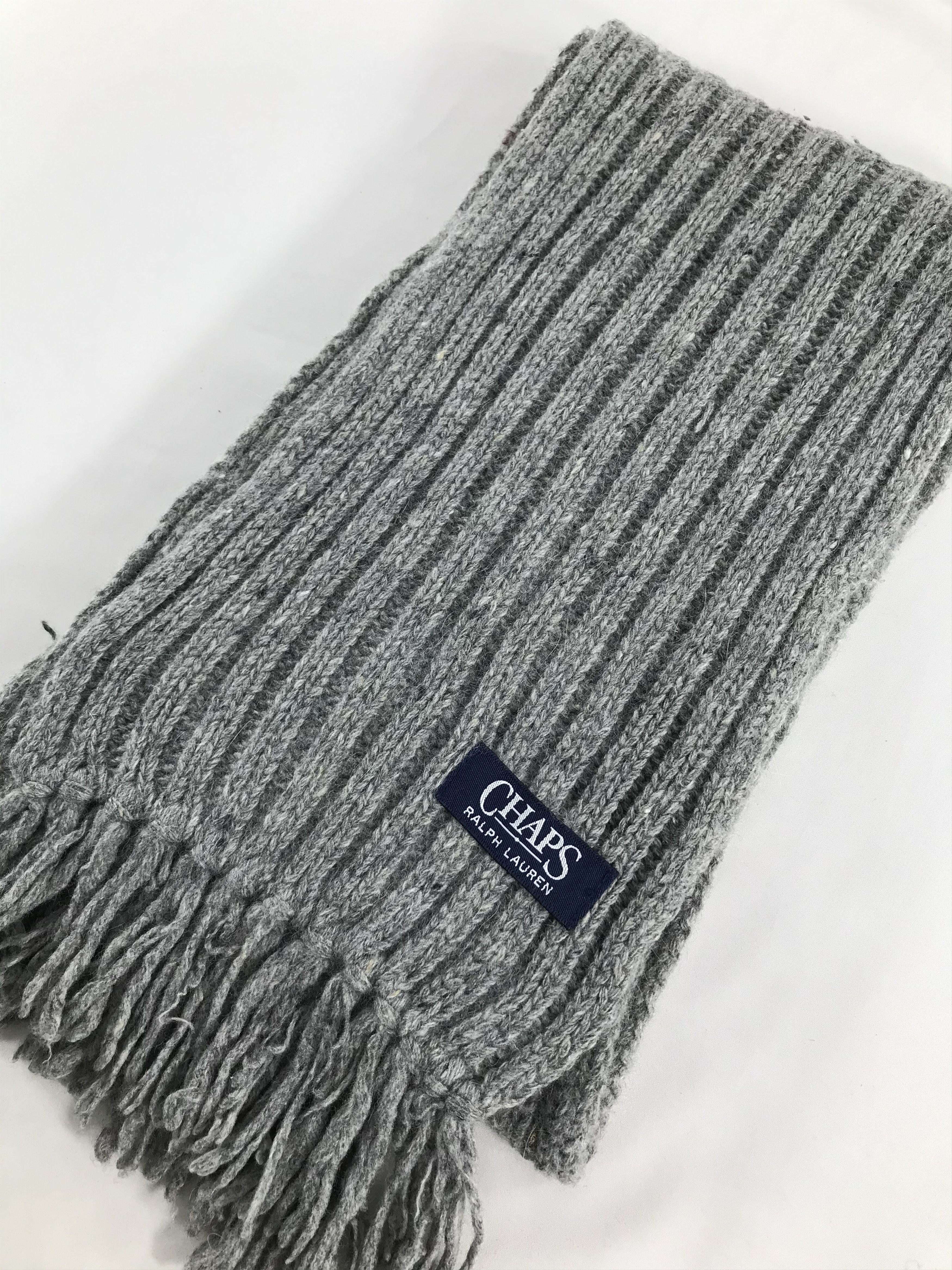 Chaps Ralph Lauren Chaps Ralph Lauren Wool Scarf Muffler V453 Size ONE SIZE - 3 Thumbnail