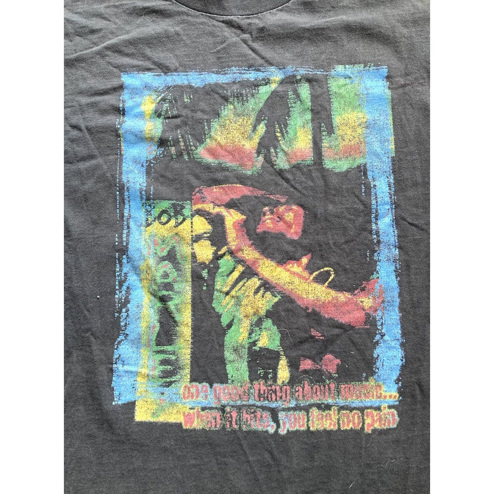 Fruit Of The Loom VINTAGE Bob Marley T Shirt XL Black Double-Sided 1999 Mens Short Sleeve Music 90s Balzout Size US XL / EU 56 / 4 - 2 Thumbnail