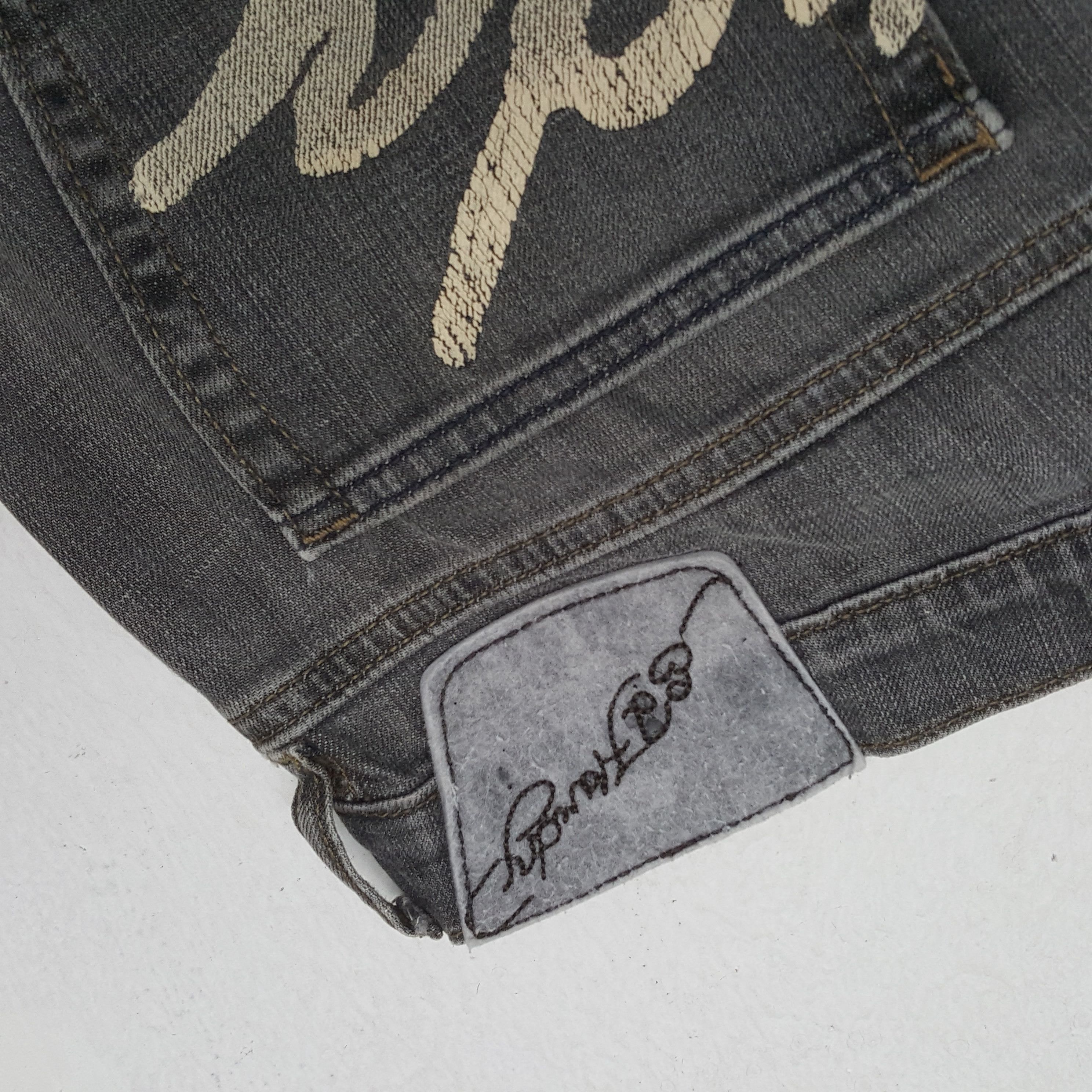 Ed Hardy × Vintage ED HARDEY Fashion Brand Jeans C280N22 Size 34" / US 12 / IT 48 - 12 Thumbnail