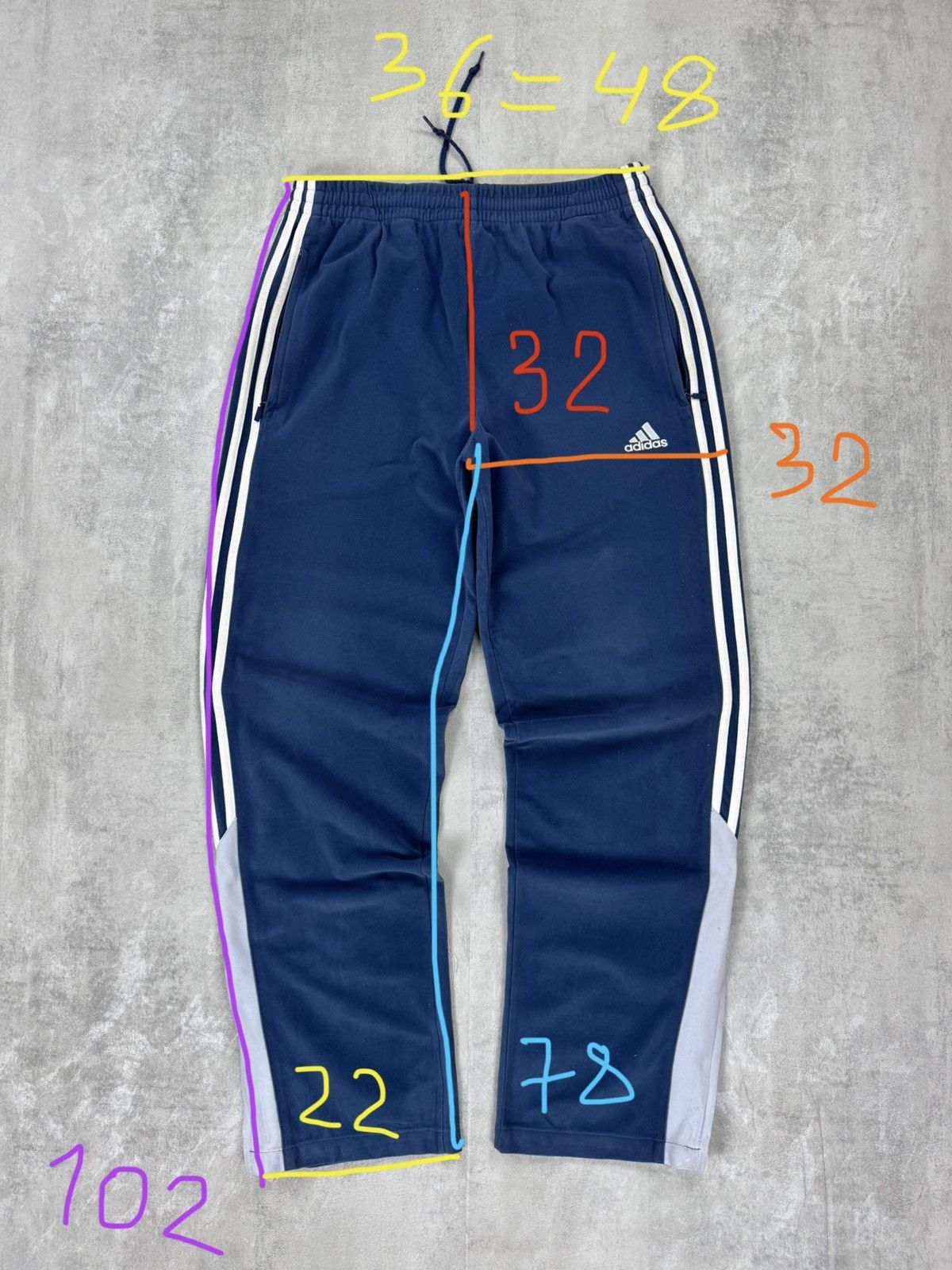 Vintage Adidas Velour Track Pants Vintage Three Stripes 2004 Size US 32 / EU 48 - 12 Thumbnail