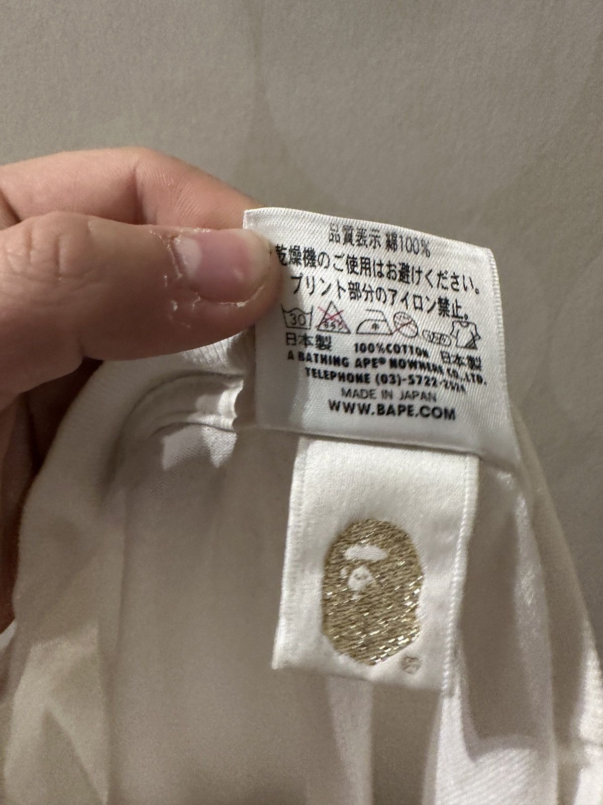 Bape × Chrome Hearts Bape x Chrome Hearts Tee Size US L / EU 52-54 / 3 - 6 Thumbnail