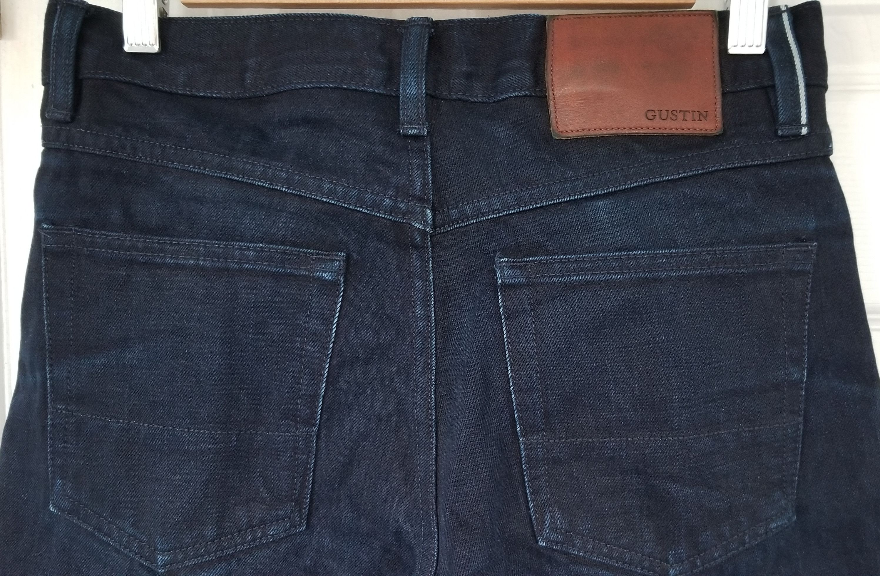 Gustin Gustin Dark Indigo Chrome Selvedge Denim Celine Hearts Jeans Size US 29 - 7 Thumbnail