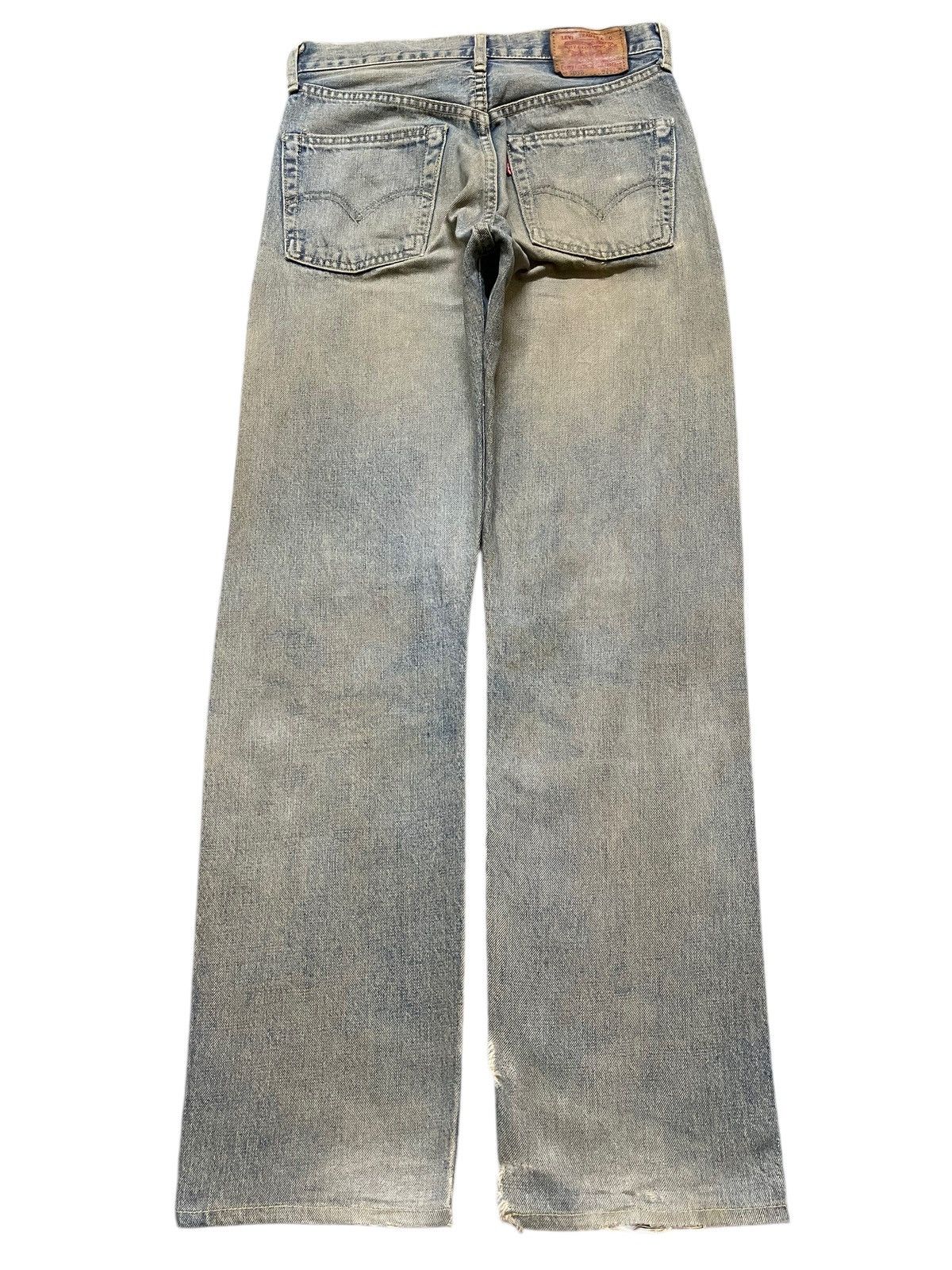 Levi's Vintage 80s Levis 503B Selvedge E Mud Wash Distressed Loose Size US 28 / EU 44 - 3 Thumbnail