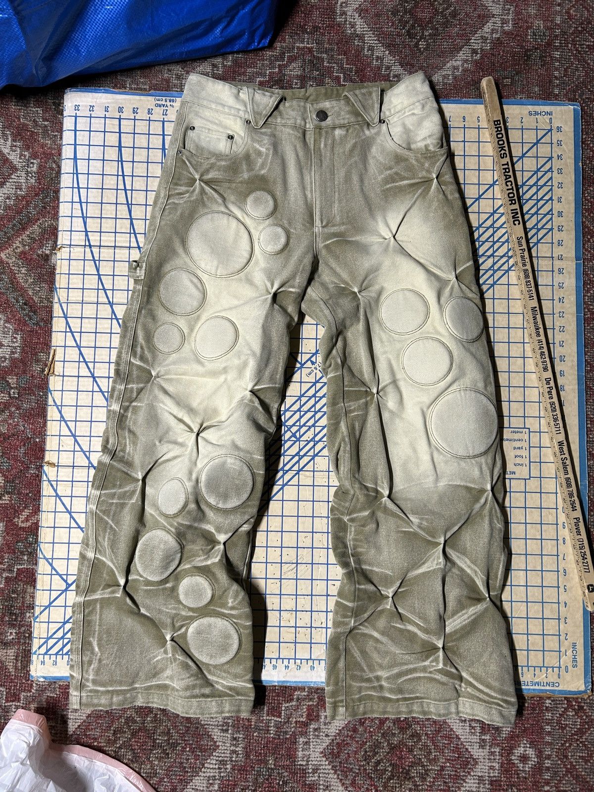 Bad Son Limestone canvas padded pants Size US 34 / EU 50 - 1 Thumbnail