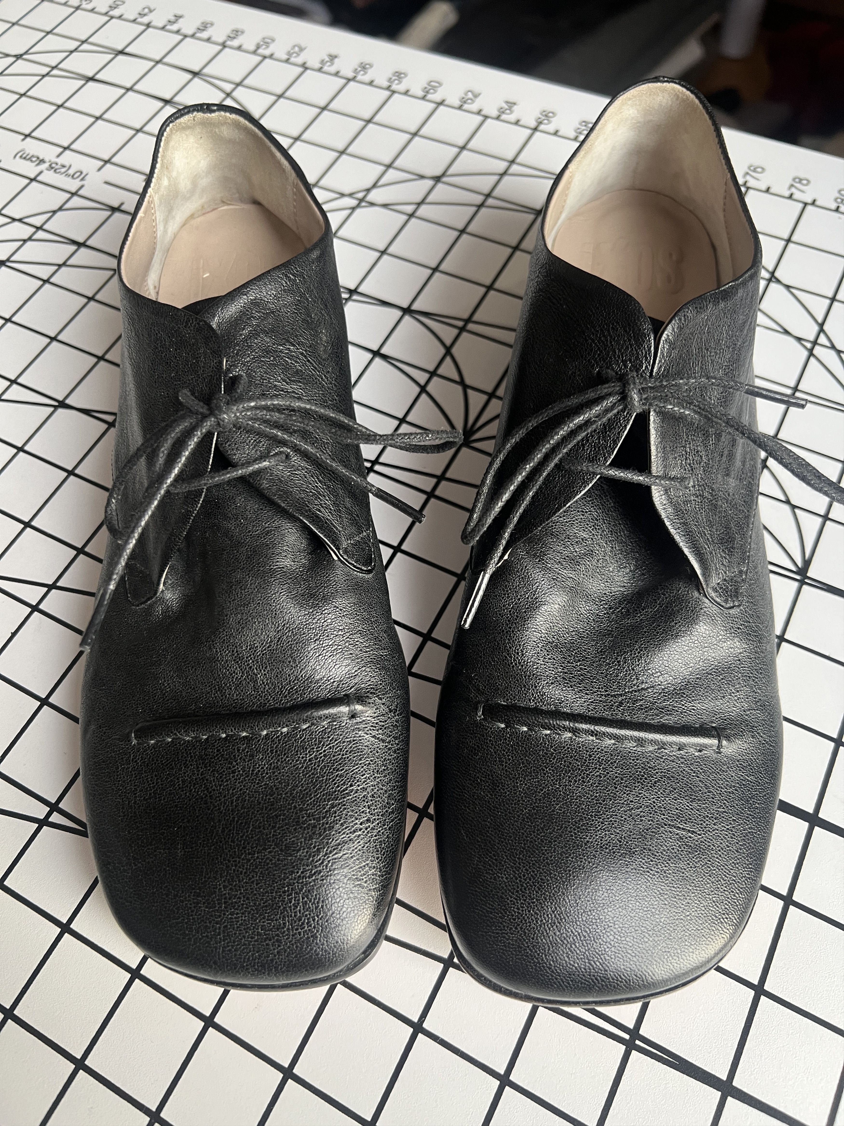 Other Made in Italy Square Toe Lambskin Derbys Size US 8 / EU 41 - 1 Thumbnail