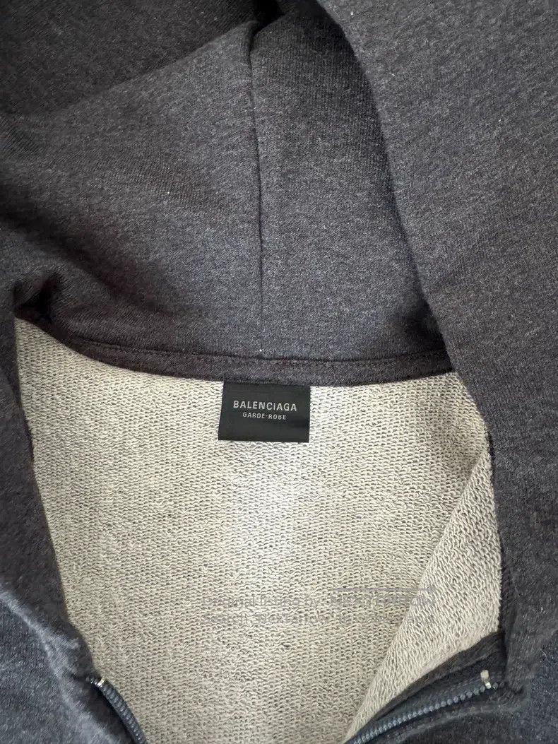 Balenciaga Balenciaga Small Version Grey Sweatshirt Jacket Size US M / EU 48-50 / 2 - 4 Thumbnail