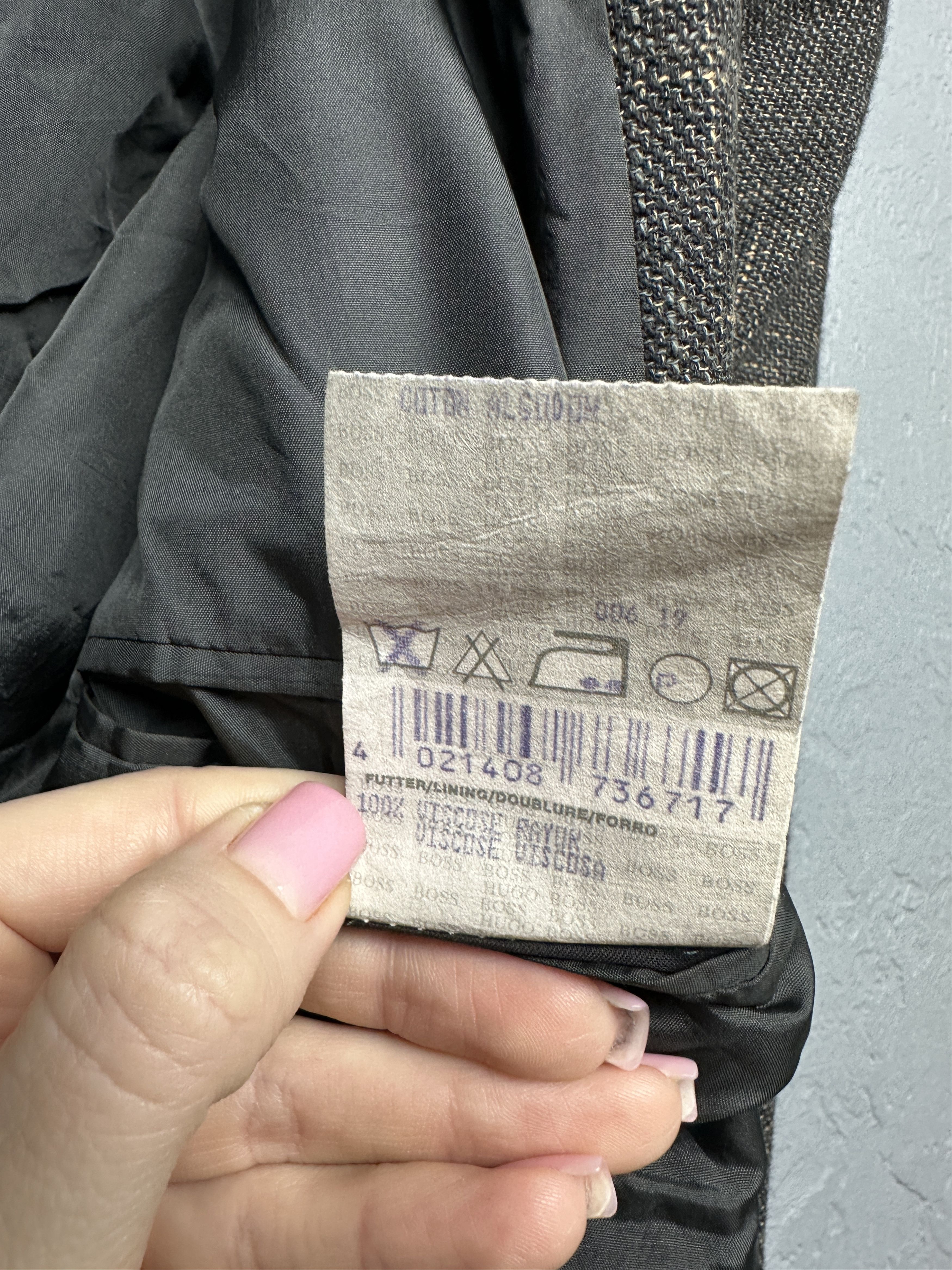 Hugo Boss Hugo Boss Vintage Mens Wool Blazer Jacket 3 buttons Size US XL / EU 56 / 4 - 4 Thumbnail