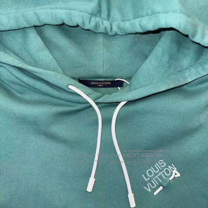 Louis Vuitton Louis Vuitton Men's XXL Green Hoodie . Size US XXL / EU 58 / 5 - 4 Thumbnail