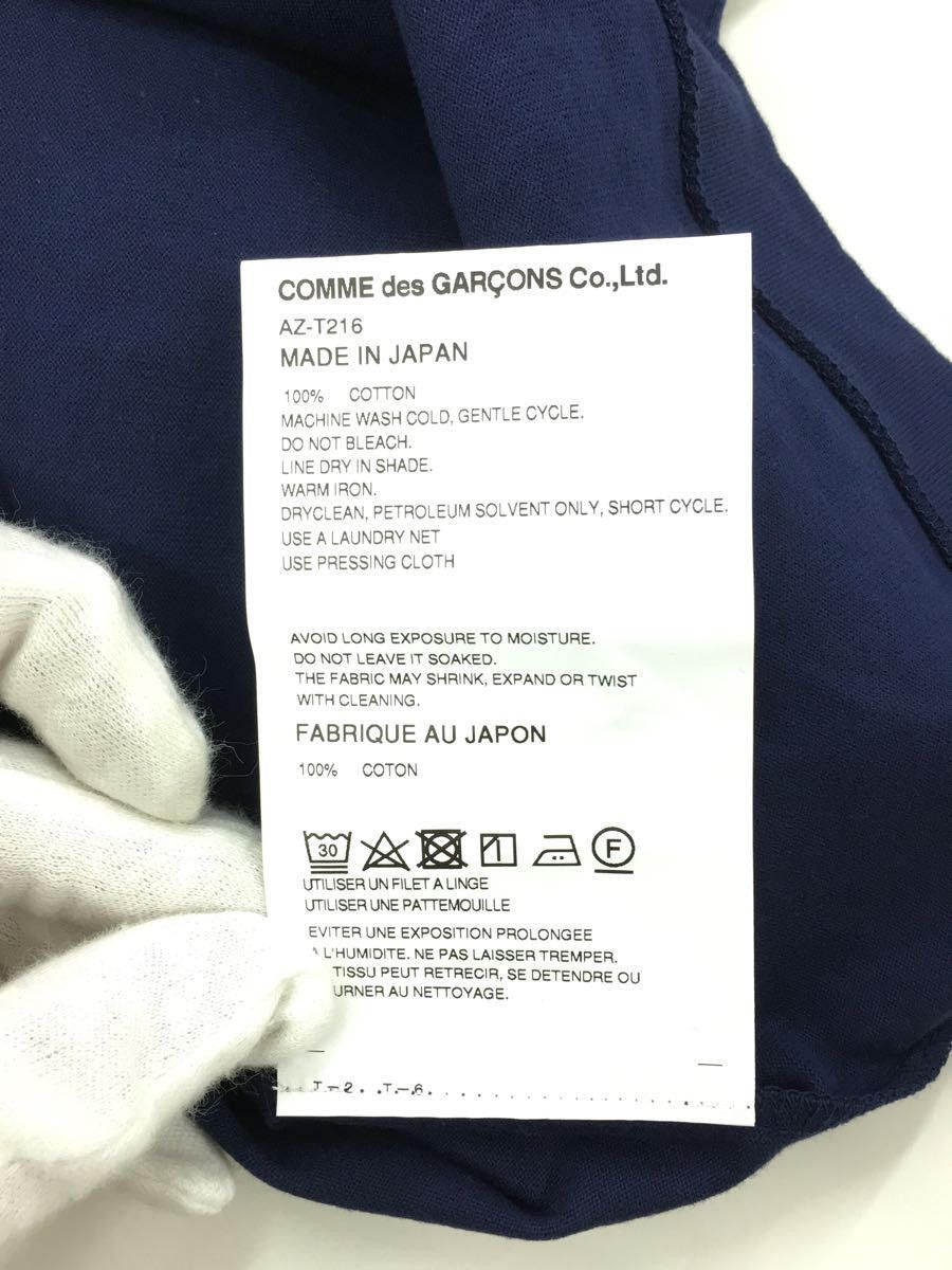 T-Shirts Logo Cotton Short Sleeve Navy