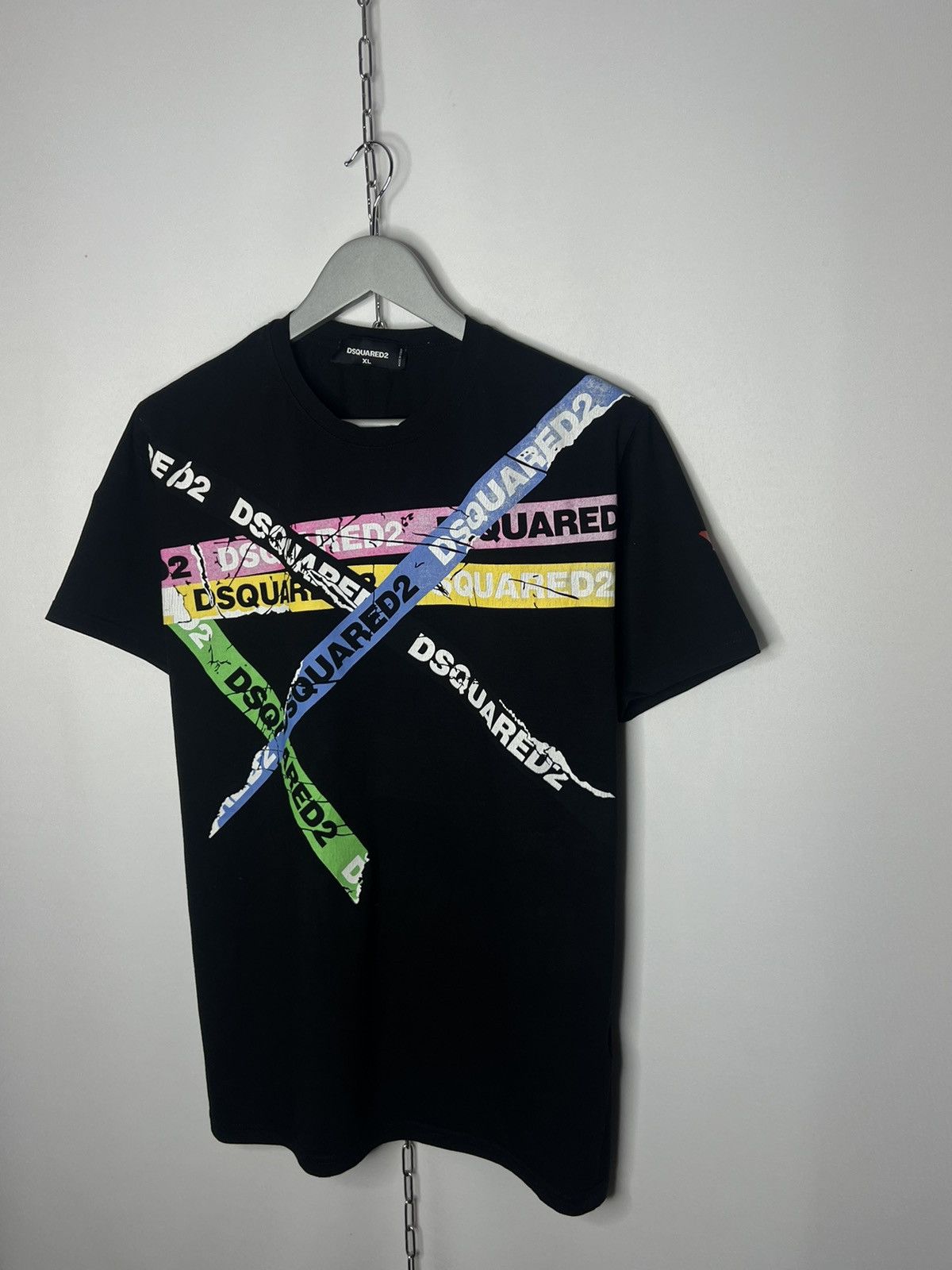 Dsquared2 🍀Dsquared2 Luxury Multilogo T-Shirt Tee Short Sleeve🍀 Size US XL / EU 56 / 4 - 2 Thumbnail
