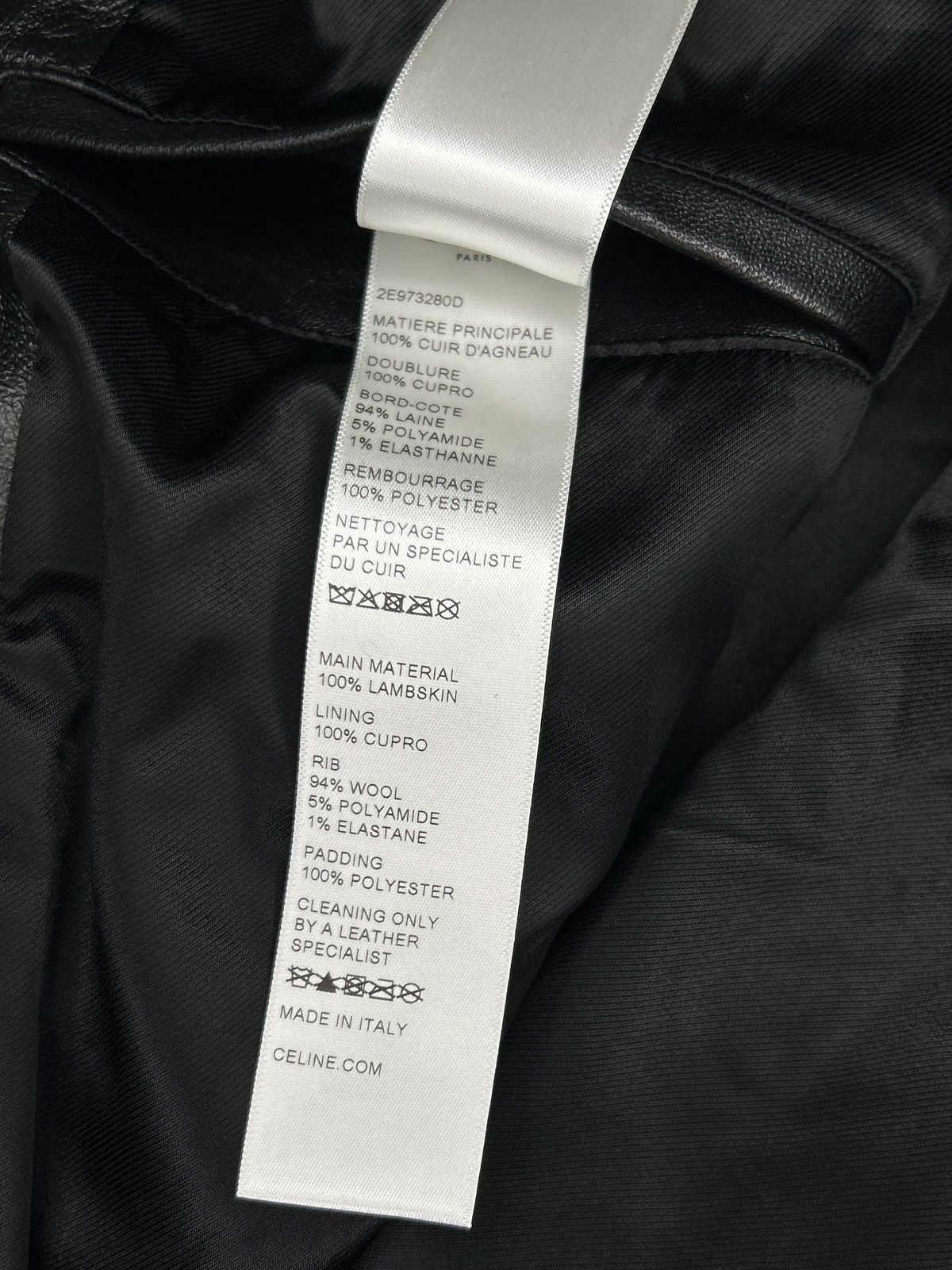 Celine F/W 21 Chained Leather Bomber Size US L / EU 52-54 / 3 - 19 Thumbnail