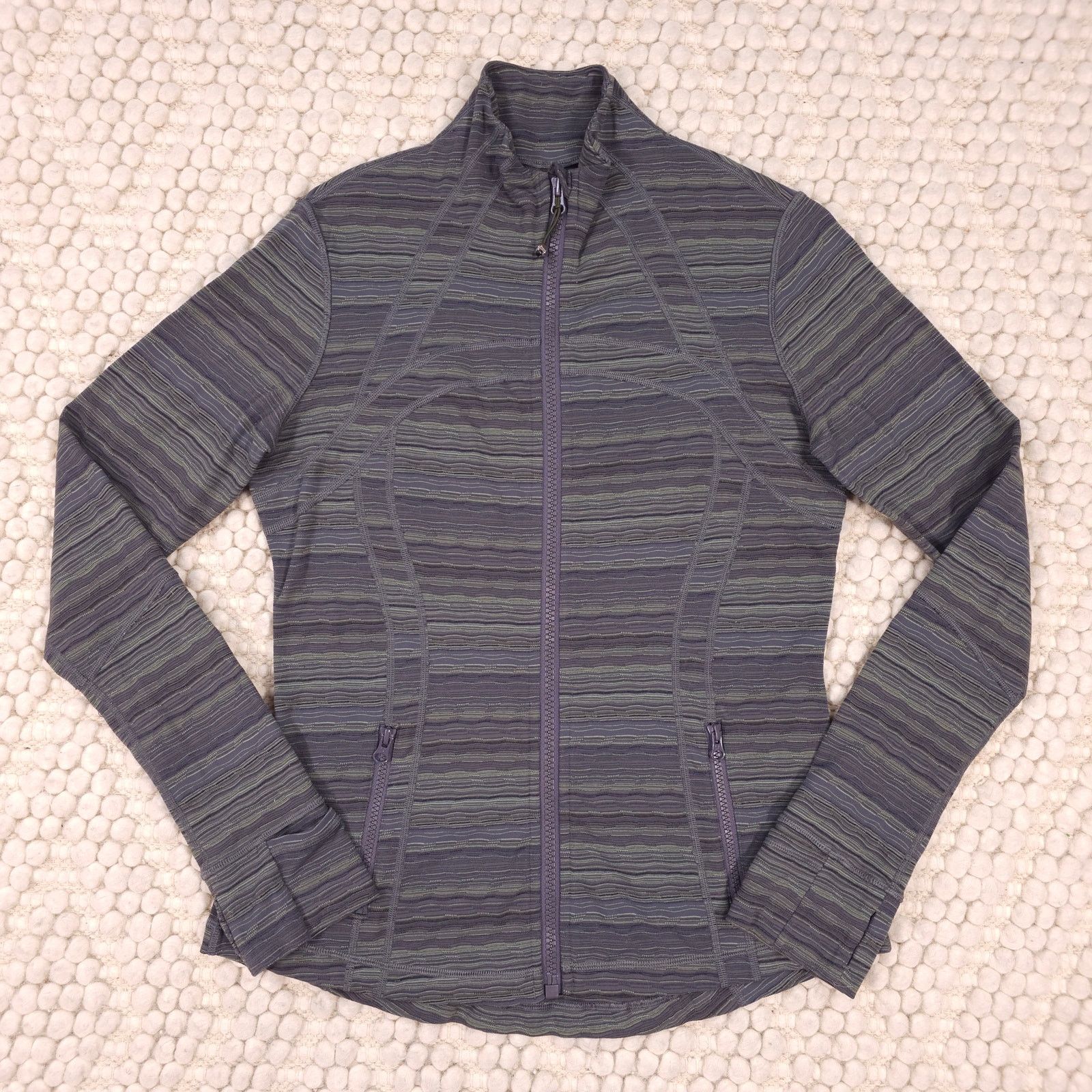 Lululemon Lululemon Define Jacket Space Dye Twist Dark Slate Green 10 Size L / US 10 / IT 46 - 5 Thumbnail