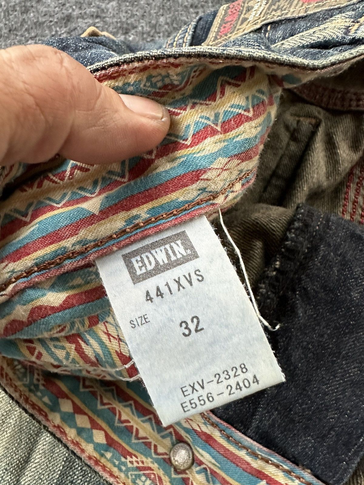 Edwin Vintage Edwin 441XVS Worn Ryaty Mud Wash Denim 32x34 D510 Size US 32 / EU 48 - 19 Thumbnail